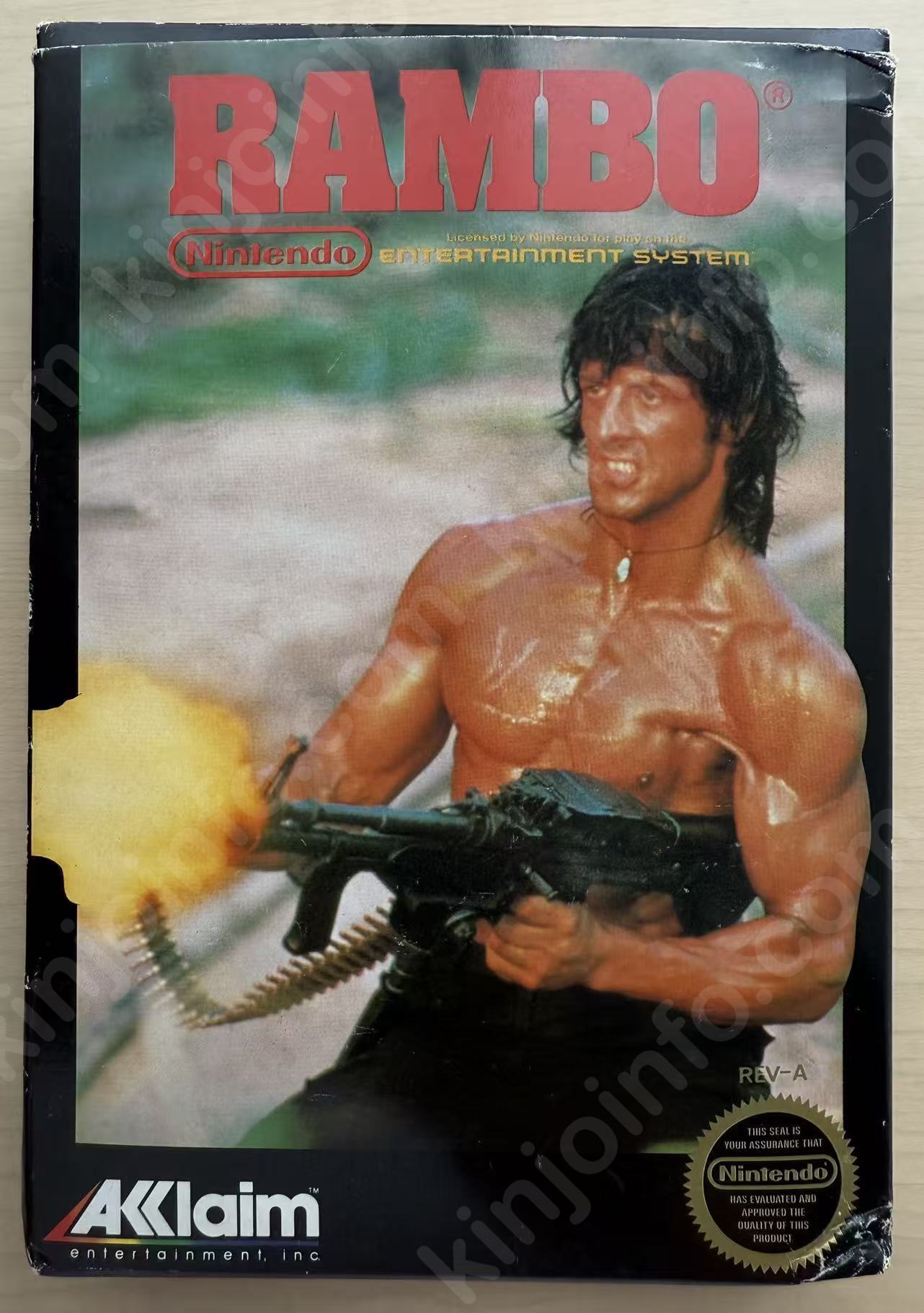 Rambo（ランボー）【中古美品・NES北米版】