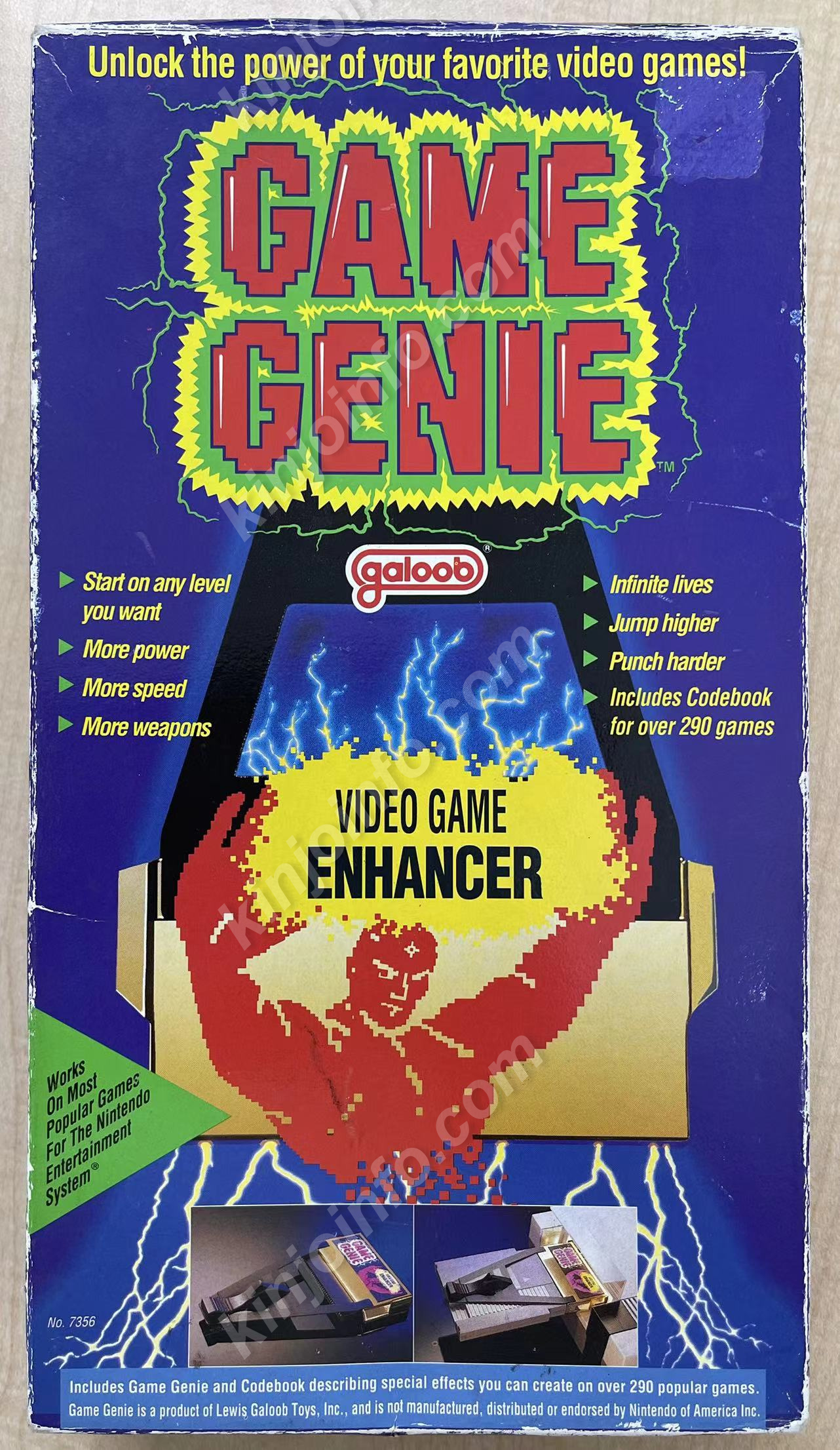 Game Genie（ゲームジニービデオゲームエンハンサー）【新品未使用・NES北米版】