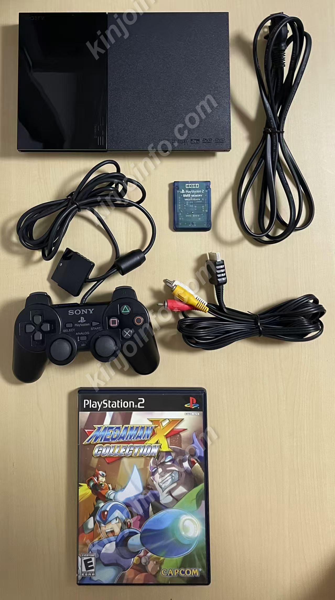 PS2本体一式（最終型SCPH-90001）【中古美品・PS2北米版】