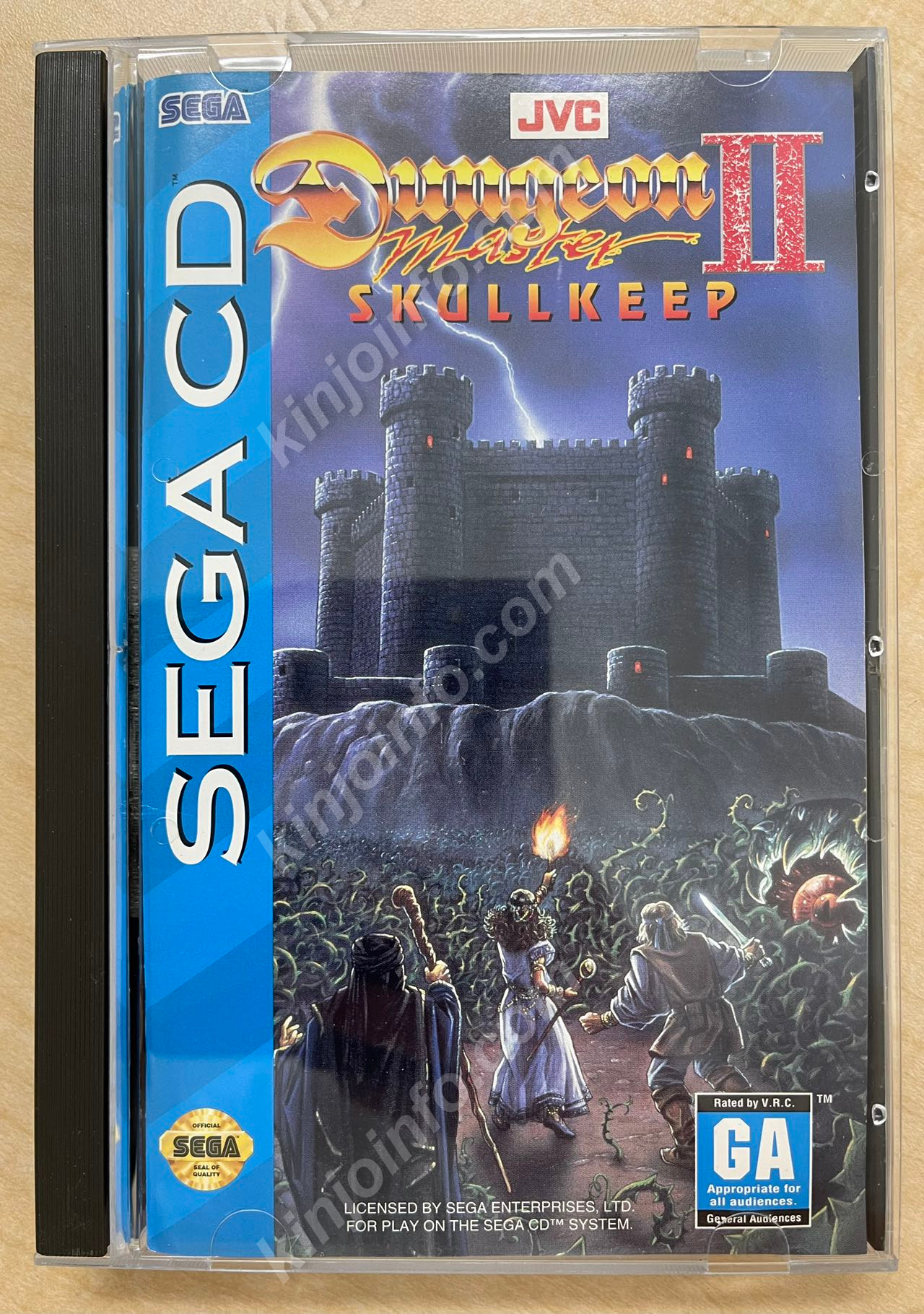 JVC Dungeon Master II【美品・SEGACD北米版】-