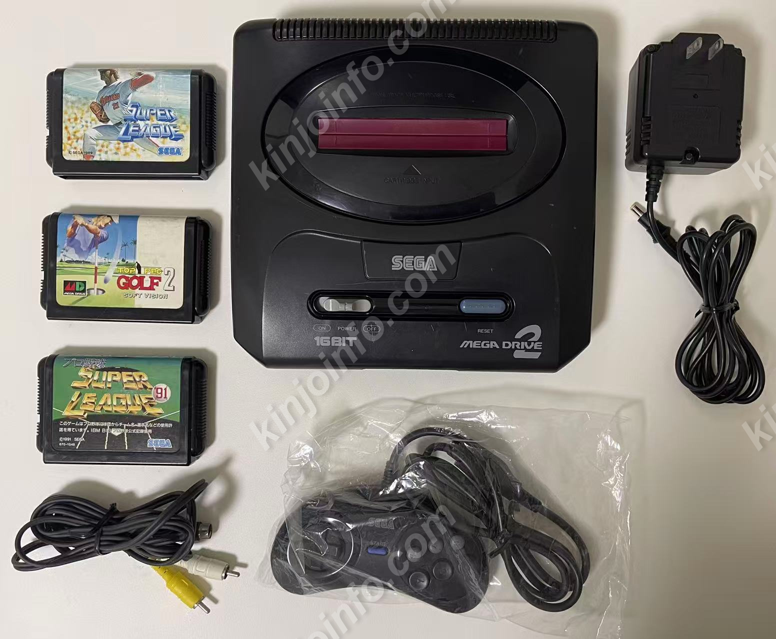 メガドライブ２本体一式【中古・MD日本版】
