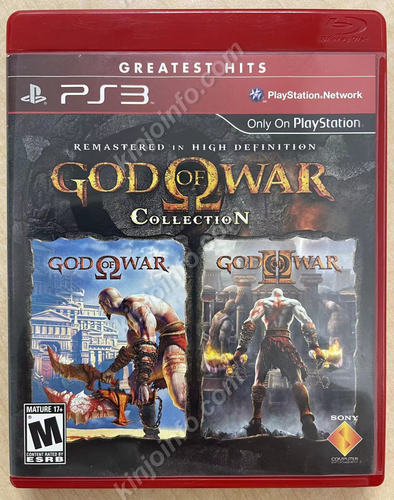 God Of War Collection（ゴッド・オブ・ウォー コレクション）【中古美品・PS3北米版】