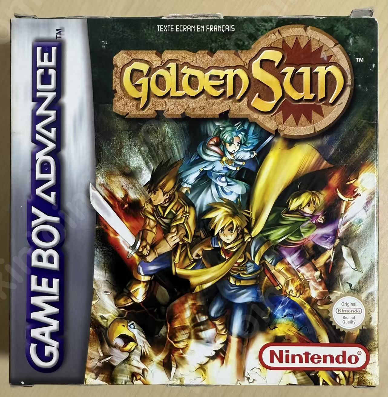 Golden Sun (黄金の太陽 開かれし封印）【中古・完品・GBA欧州版】