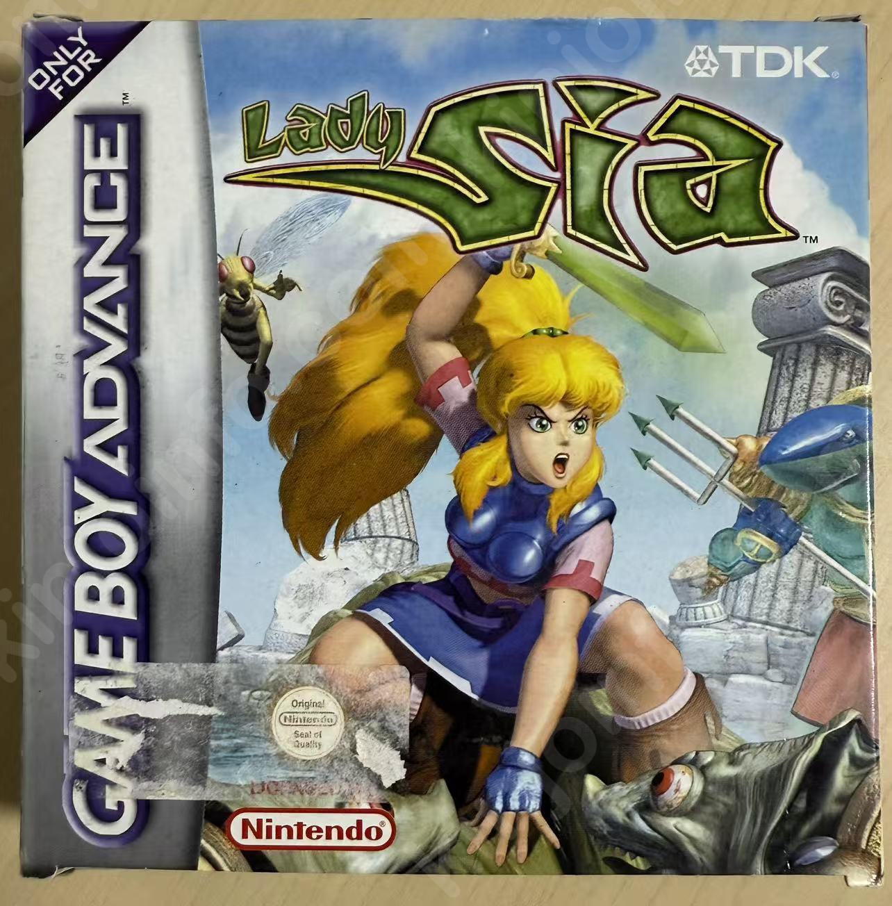 Lady Sia（日本語タイトル名：レディ シア）【中古美品・GBA欧州版】