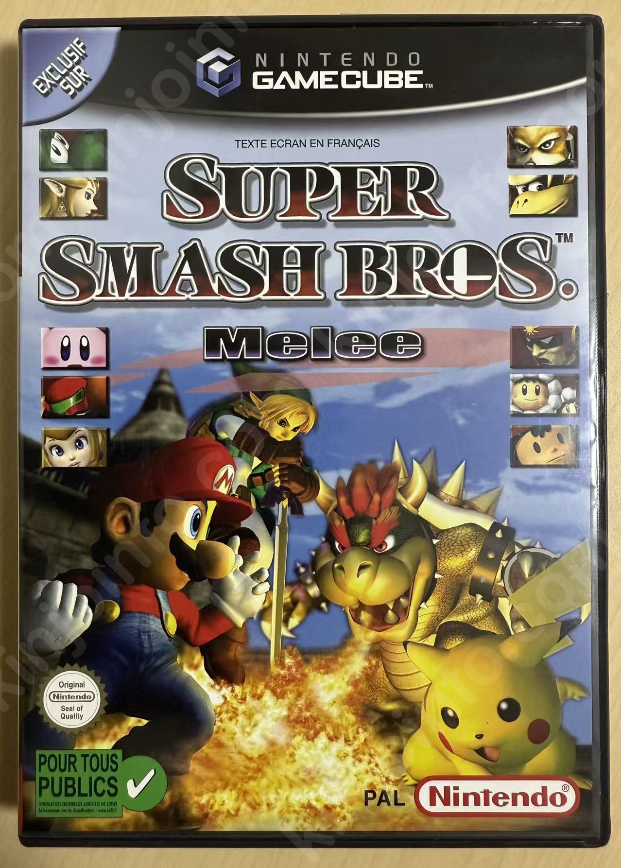 Super Smash Bros. Melee（大乱闘スマッシュブラザーズDX）【中古美品・完品・GC欧州版】