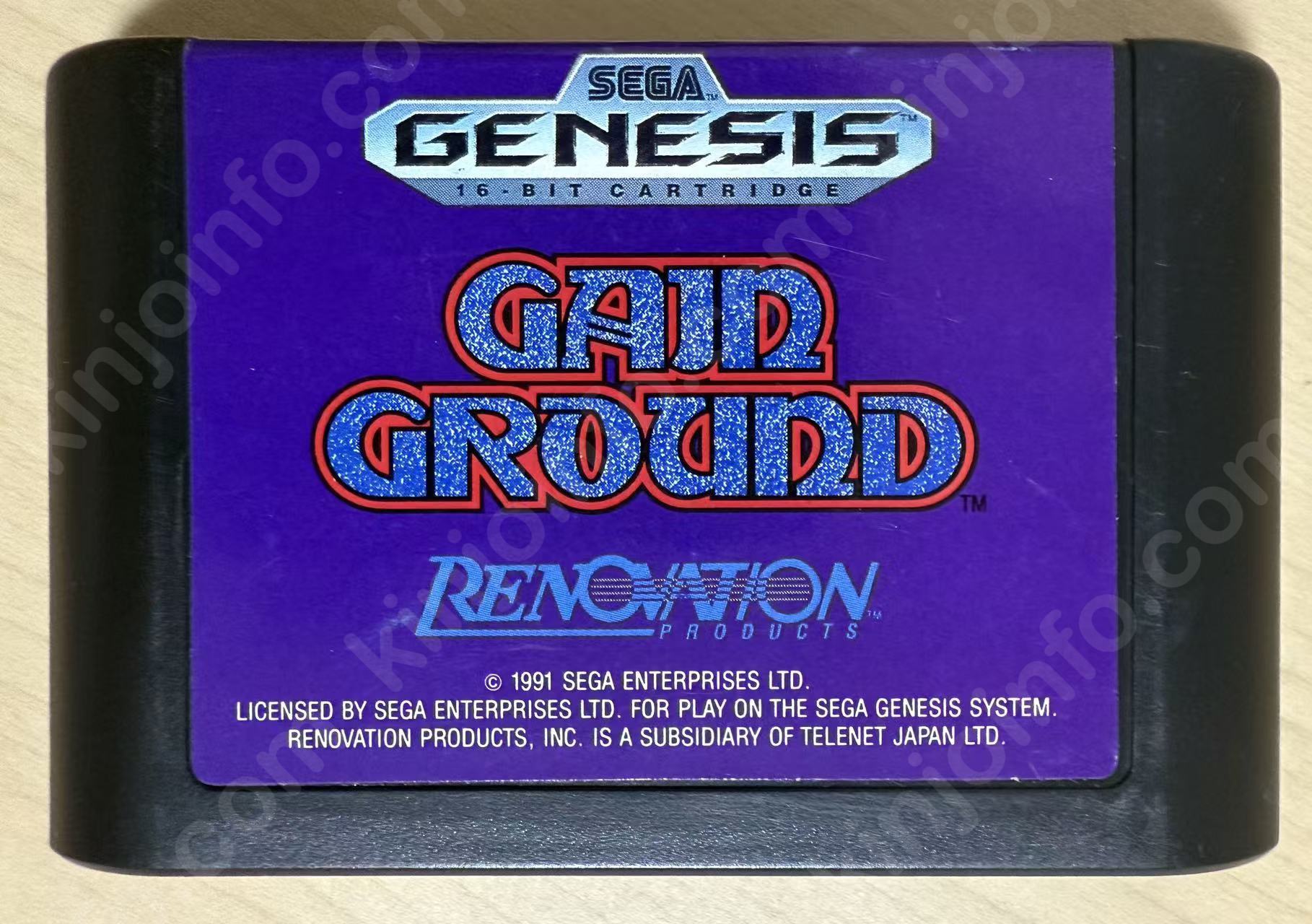 Gain Ground（ゲイングラウンド）【中古美品・genesis北米版】