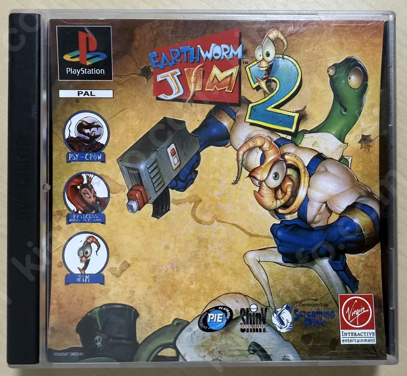 Earthworm Jim 2（アースワームジム2）【中古美品・PS欧州版】