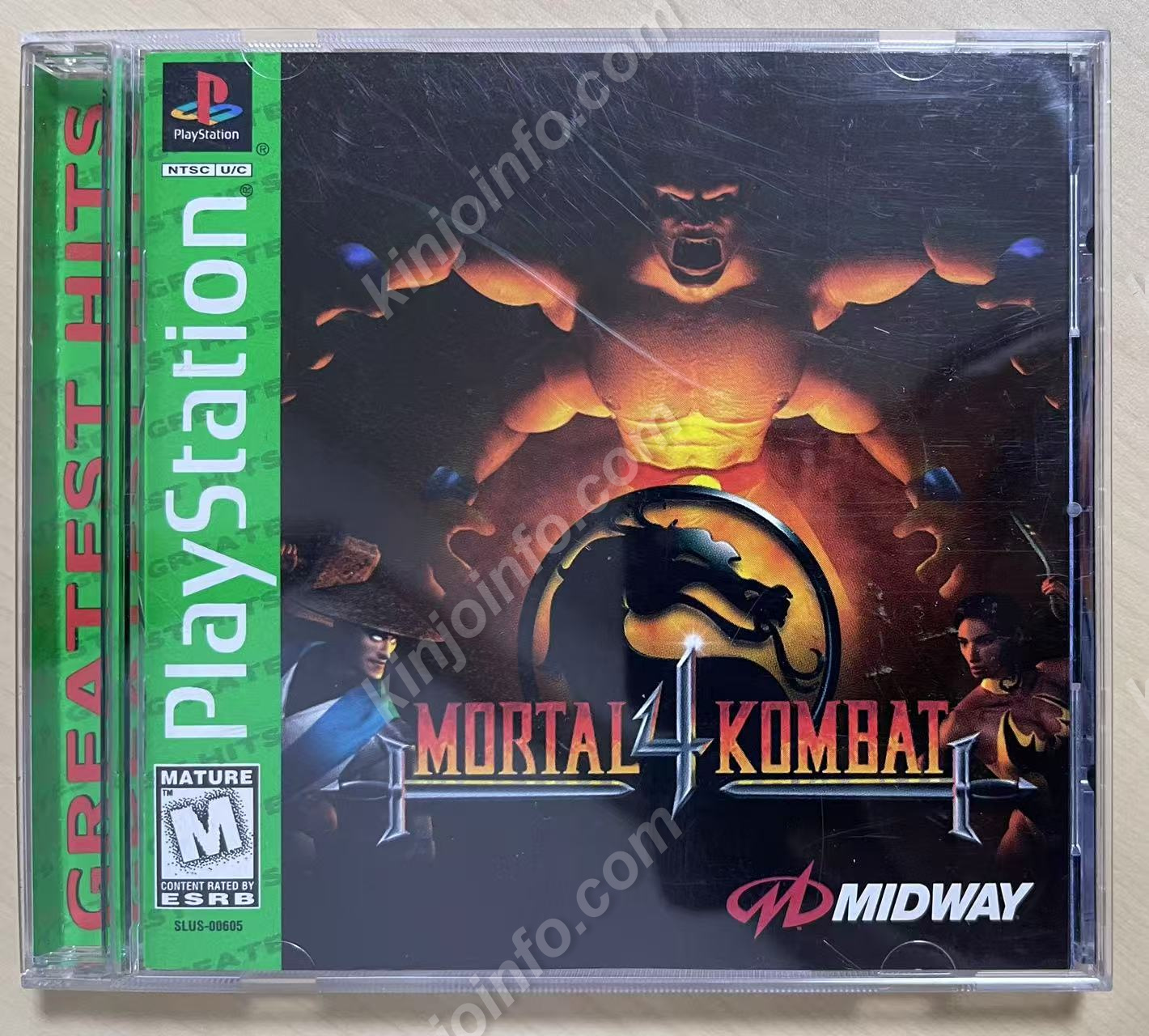 Mortal Kombat 4（モータルコンバット4）【中古美品・完品・PS北米版】