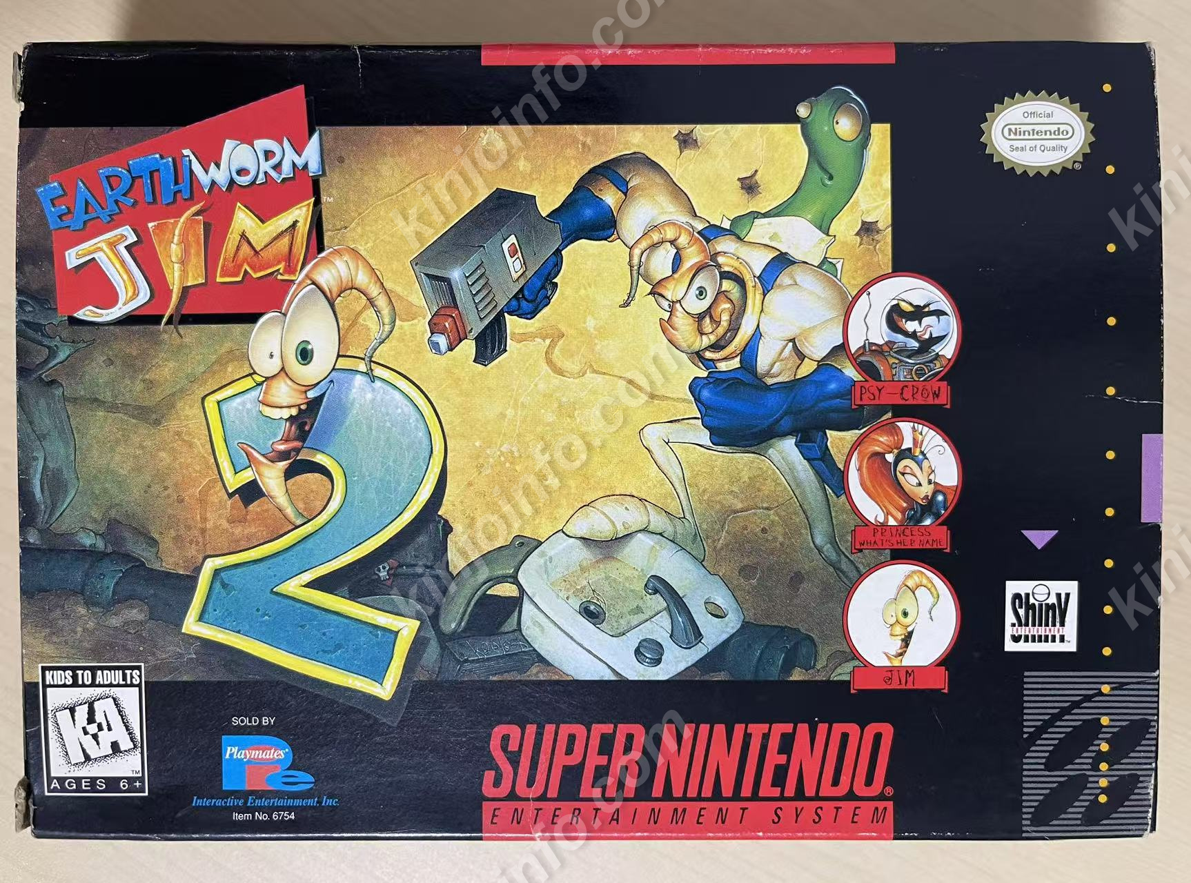 Earthworm Jim 2（アースワームジム2）【中古美品・完品・SNES北米版】