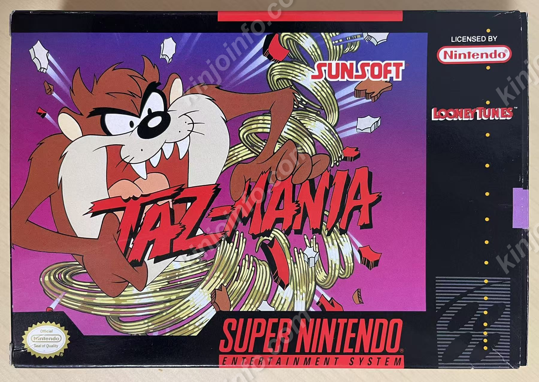 Taz-Mania（タズマニア）【中古美品・SNES北米版】