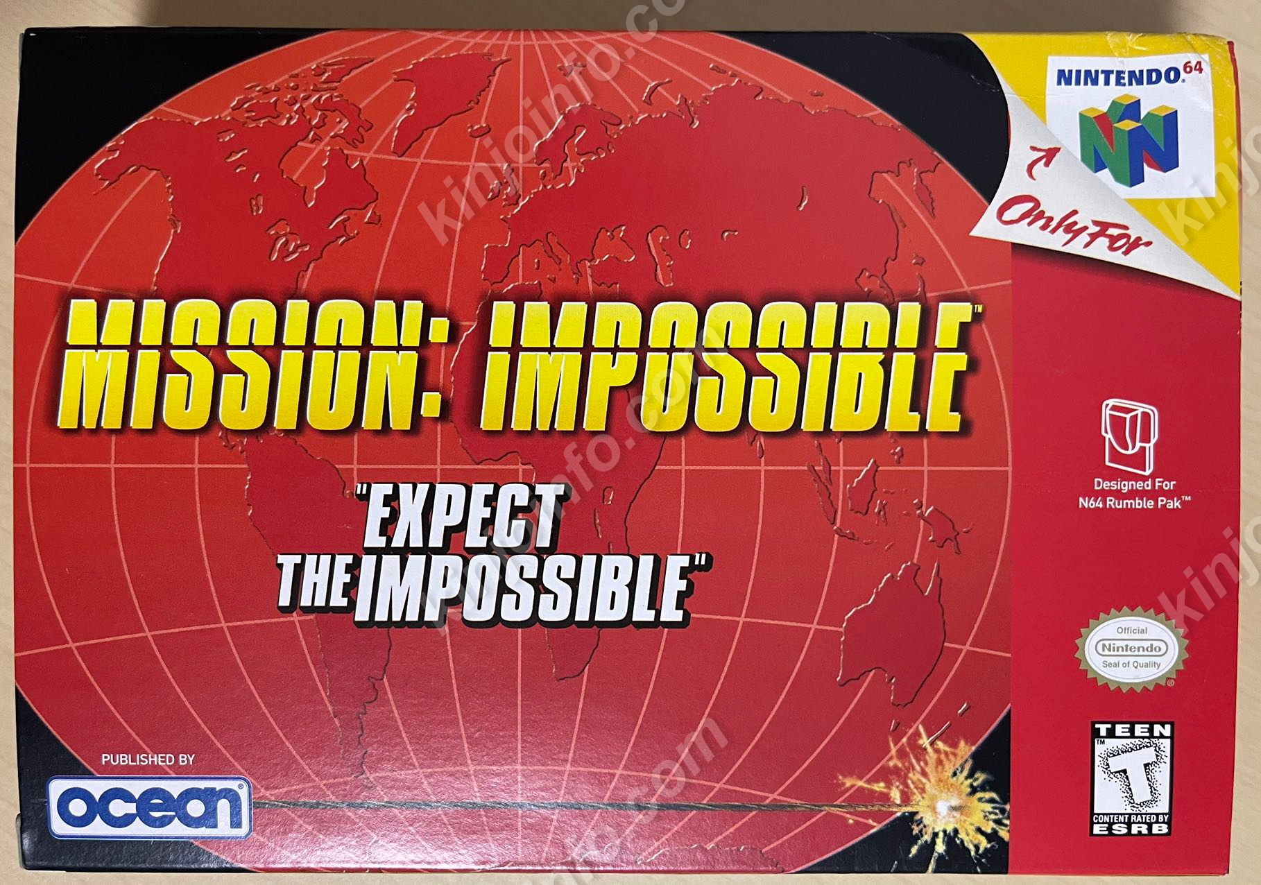 Mission: Impossible（ミッションインポッシブル）【中古美品・完品・N64北米版】