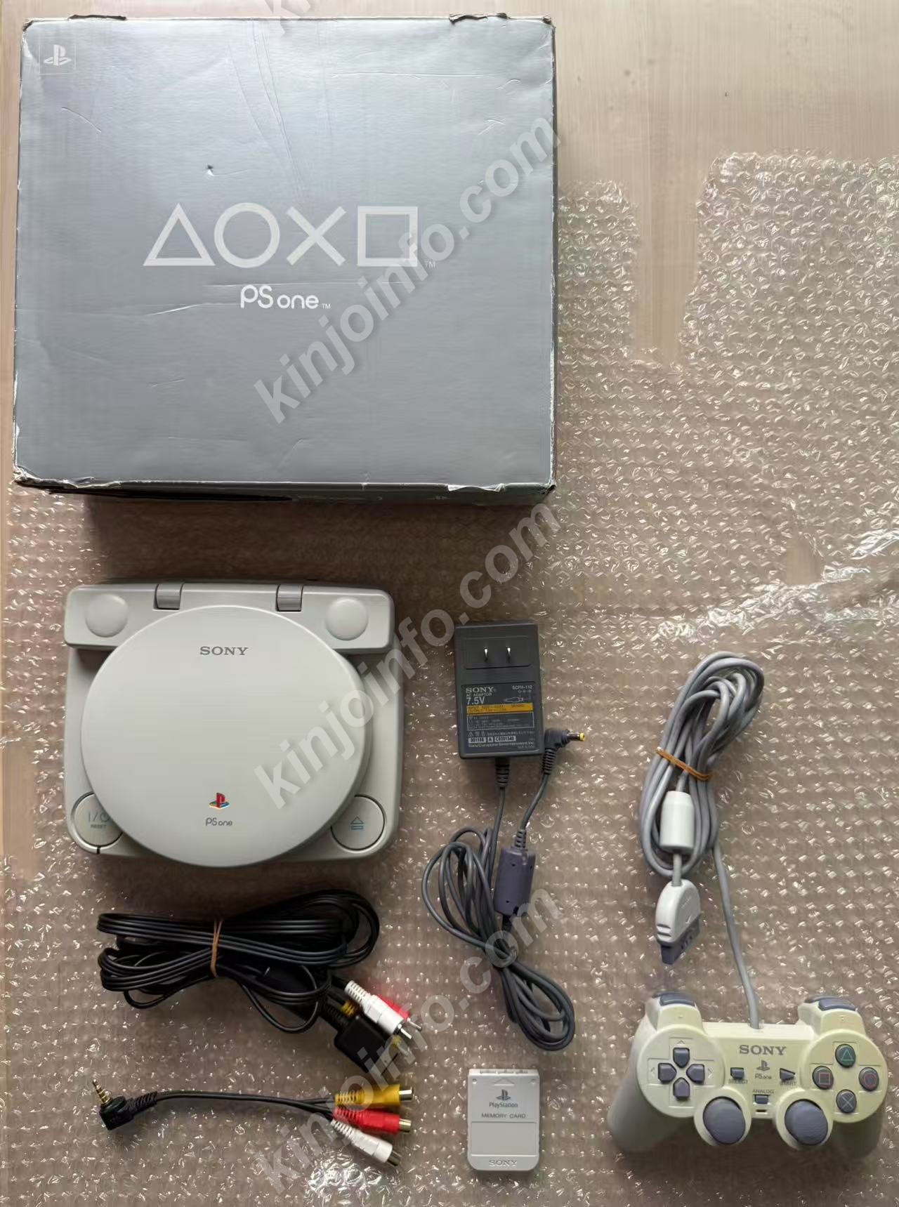 PSone本体+液晶モニターCOMBOの一式セット【中古・PSOne日本版】