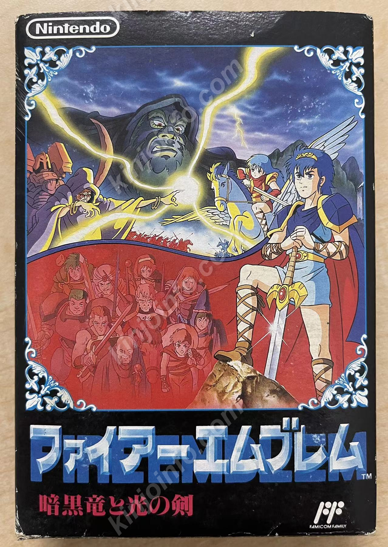 ファイアーエムブレム 暗黒竜と光の剣【中古美品・FC日本版】