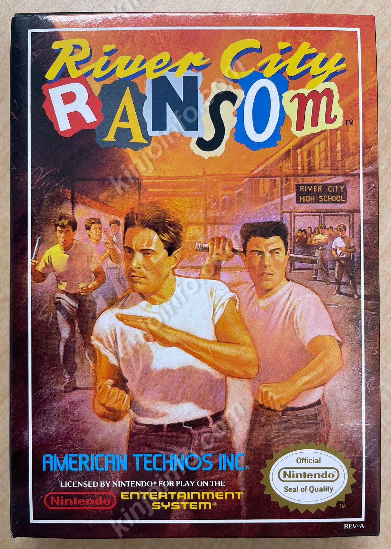River City Ransom（ダウンタウン熱血物語）【新品に近い・NES北米版】