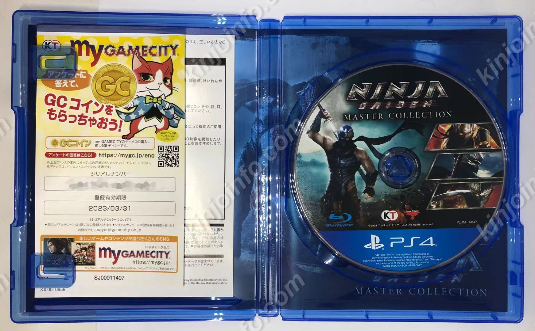 Ninja Gaiden: Master Collection【中古・PS4通常版・北米版】 / kinjoinfo