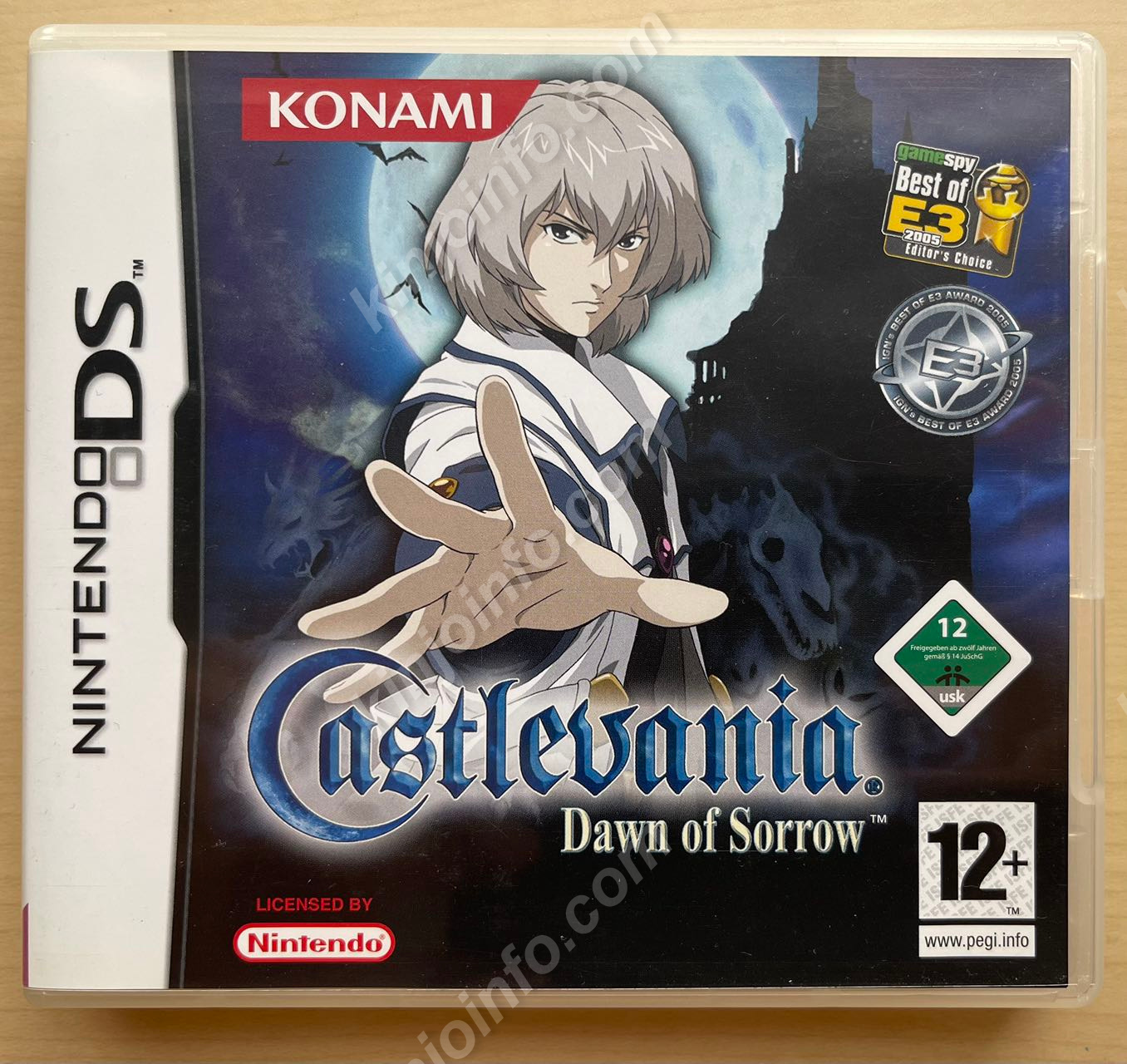 Castlevania: Dawn of Sorrow（悪魔城ドラキュラ 蒼月の十字架）【中古美品・DS欧州版】