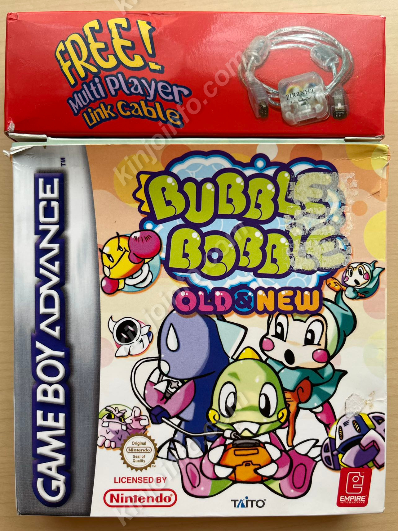 Bubble Bobble Old & New【中古・GBA欧州版】