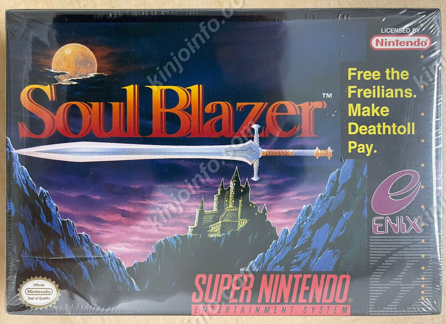 Soul Blader（ソウルブレイダー）【新品未開封・SNES北米版】