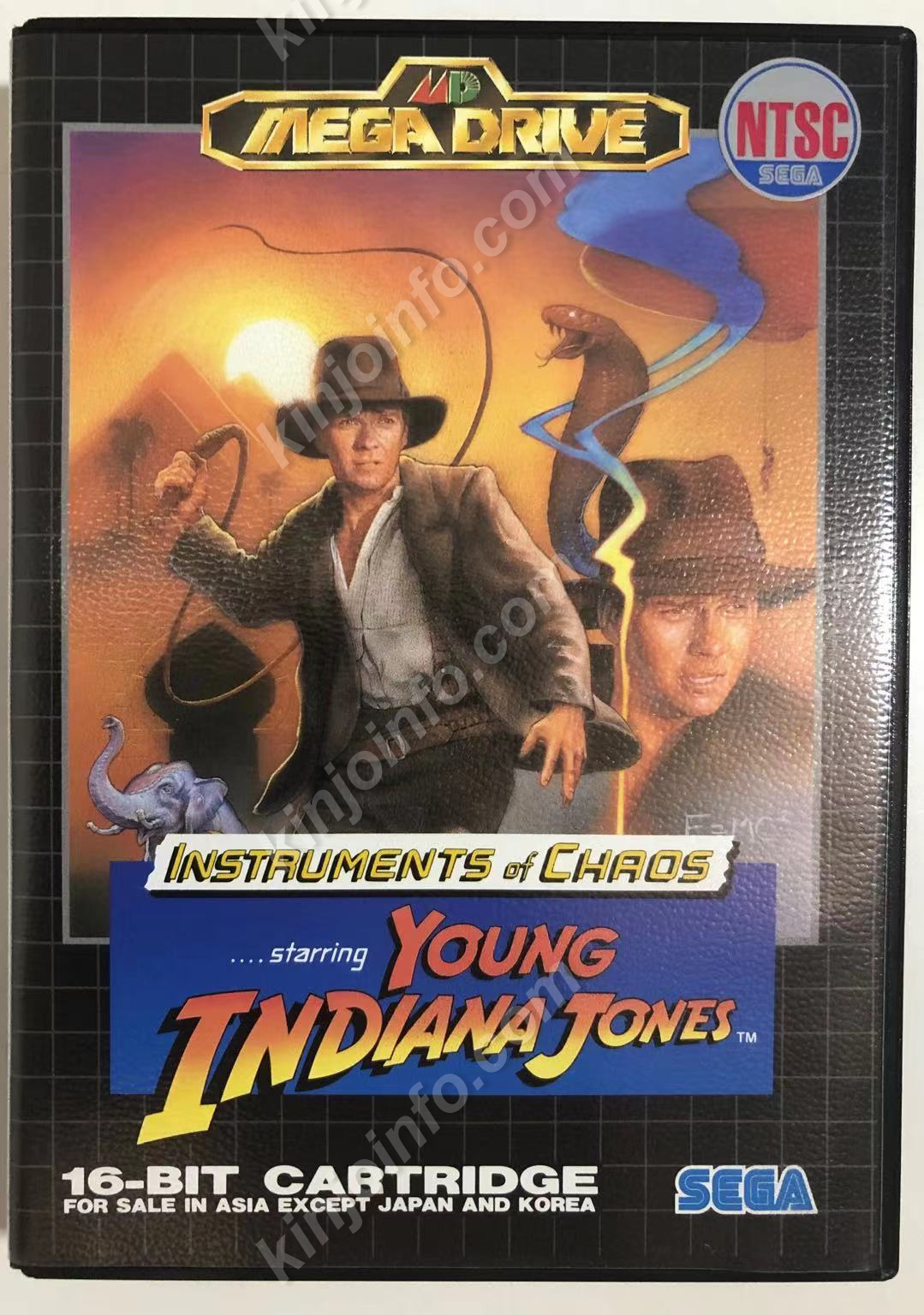 Instruments of Chaos starring Young Indiana Jones【中古美品・完品・MDアジア版】