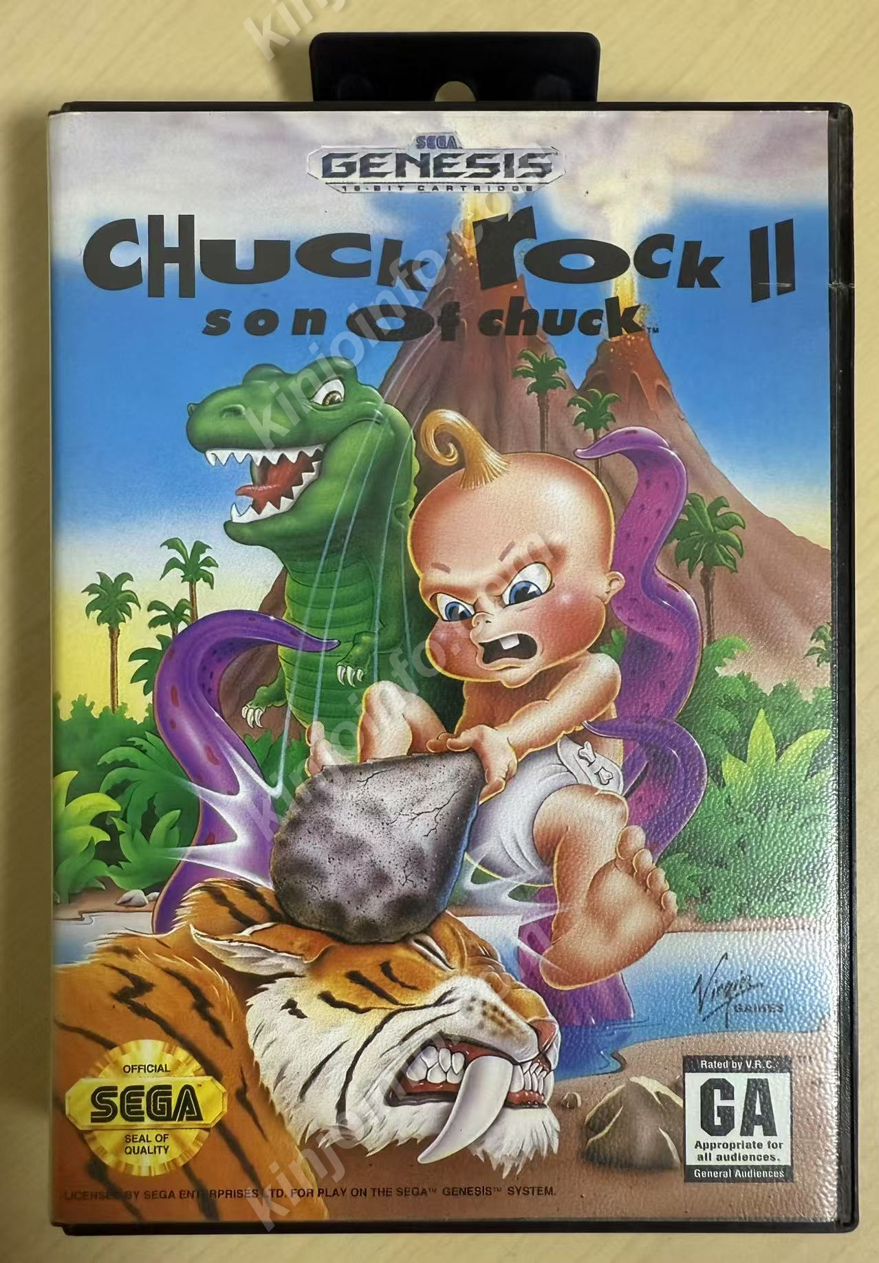 Chuck Rock II: Son of Chuck（チャックロックⅡ）【中古美品・Genesis北米版】