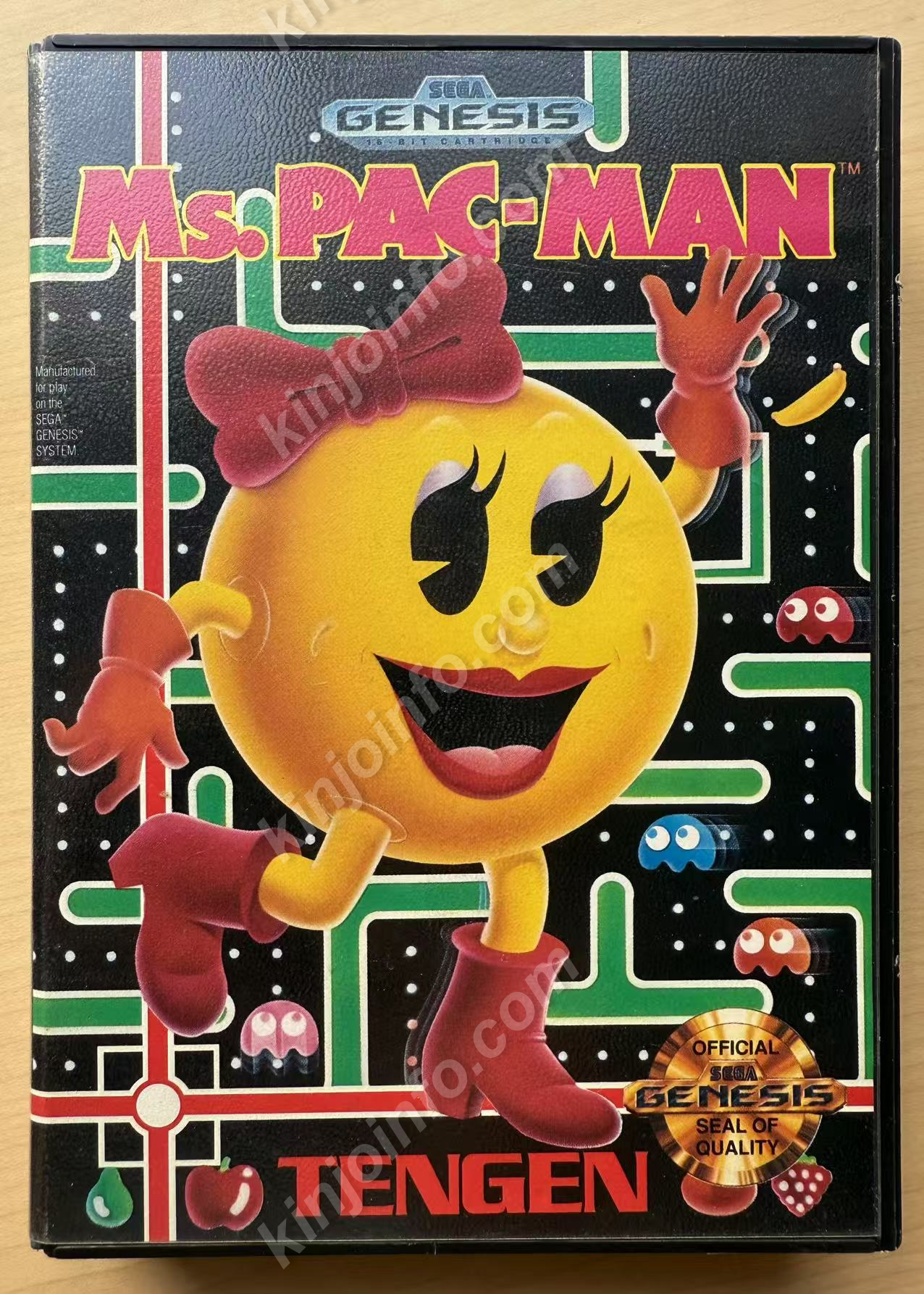 Ms. PAC-MAN（ミズ・パックマン）【中古美品・Genesis北米版】