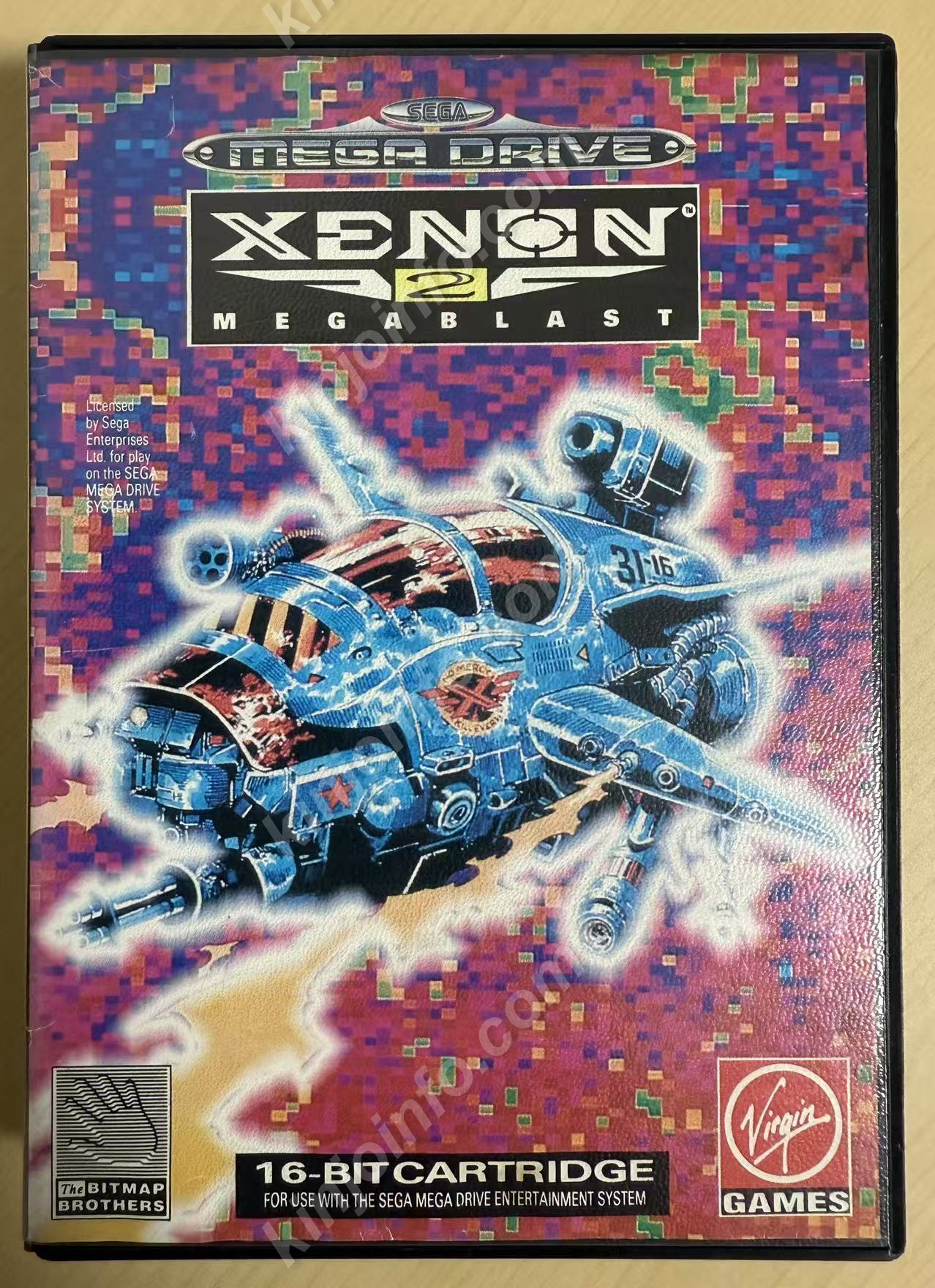 Xenon 2: Megablast（ゼノン2 メガブラスト）【中古美品・MD欧州版】