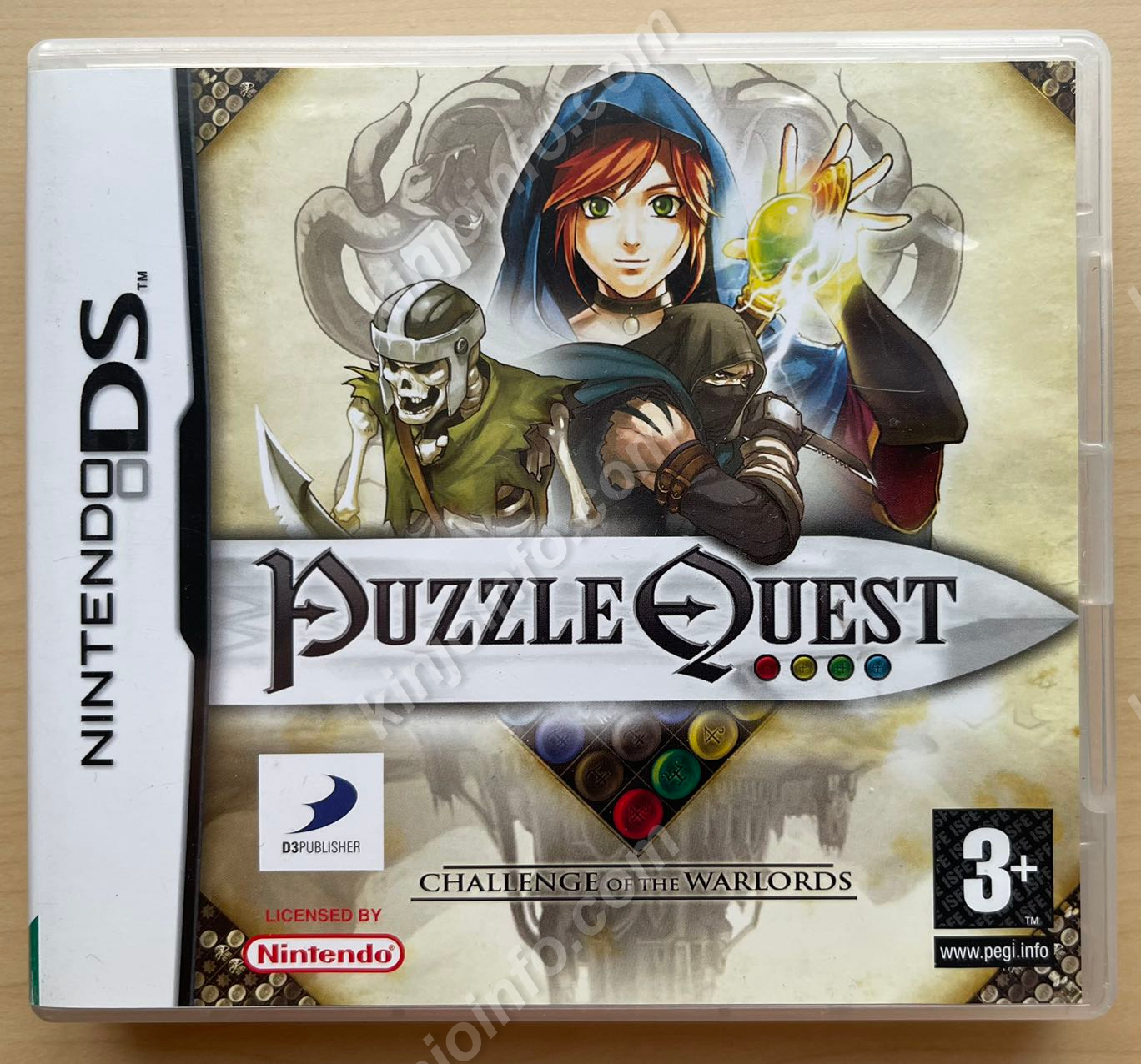 Puzzle Quest: Challenge of the Warlords【中古美品・DS欧州版】