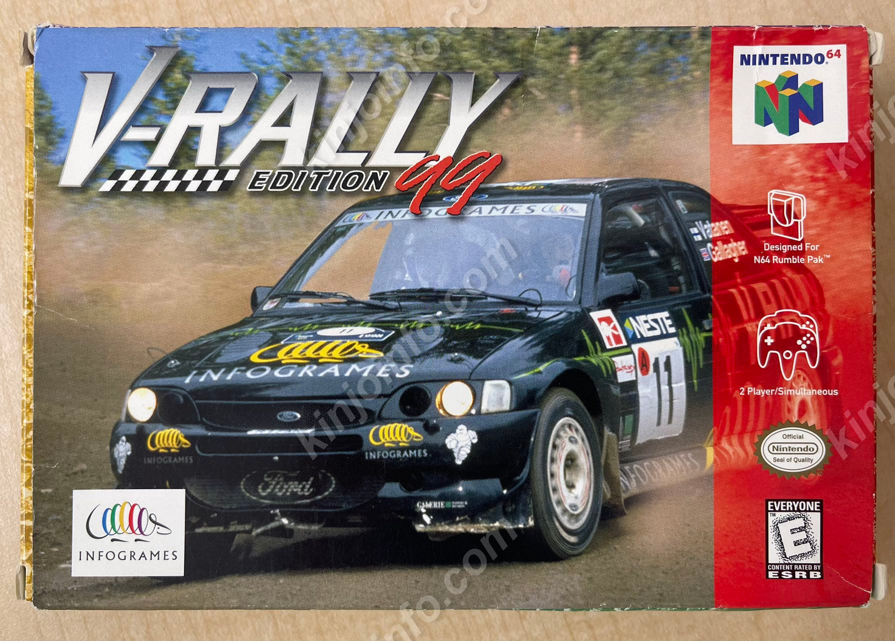 V-Rally '99（V-RALLY EDITION 99）【中古美品・完品・N64北米版】