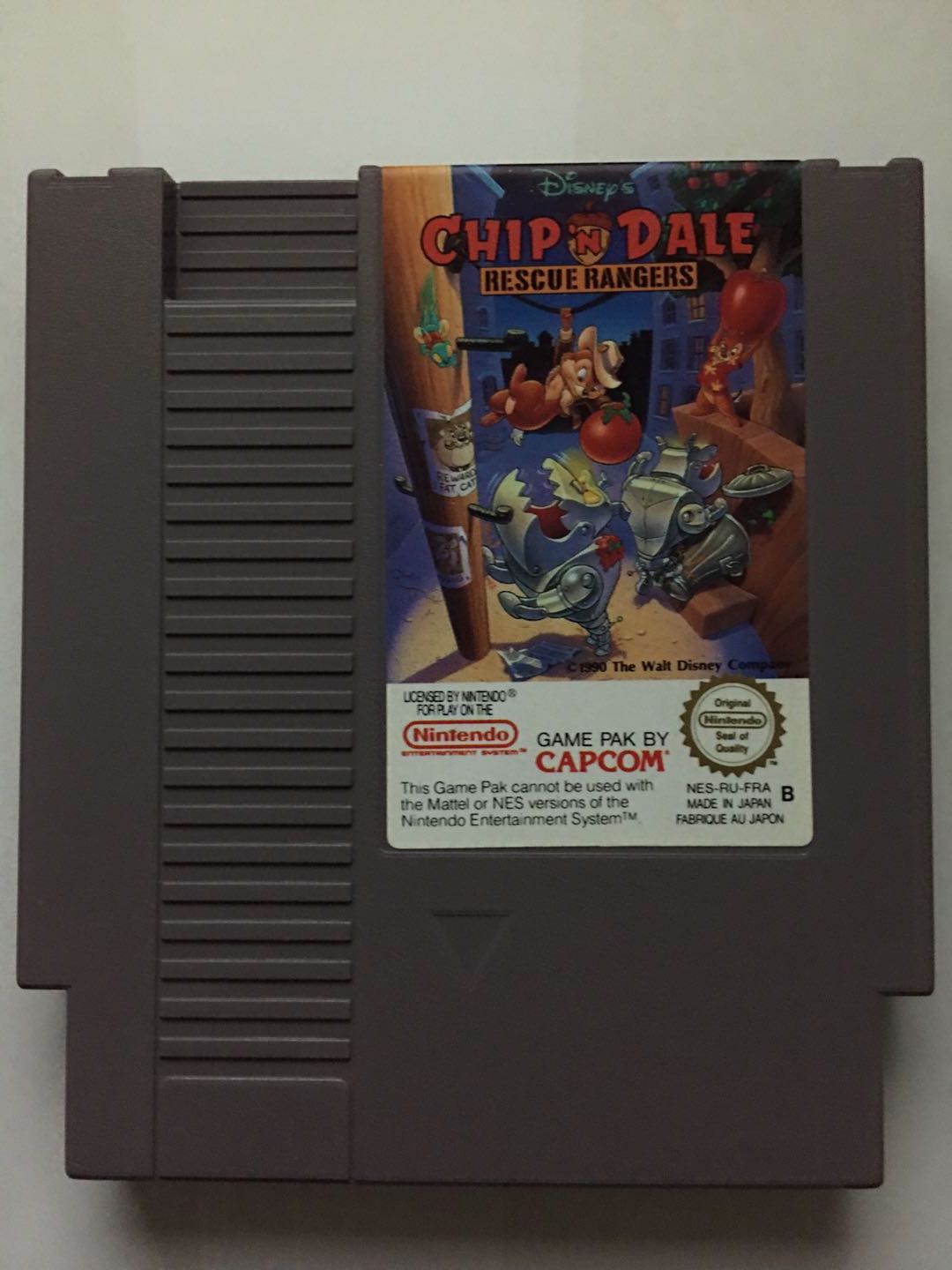 Chip 'n Dale Rescue Rangers（チップとデールの大作戦）【中古・NES欧州版・PAL-B】