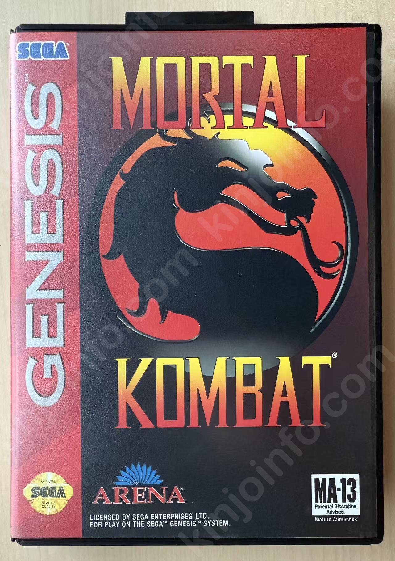 Mortal Kombat（モータルコンバット）【未使用に近い・完品・GENESIS日本版】
