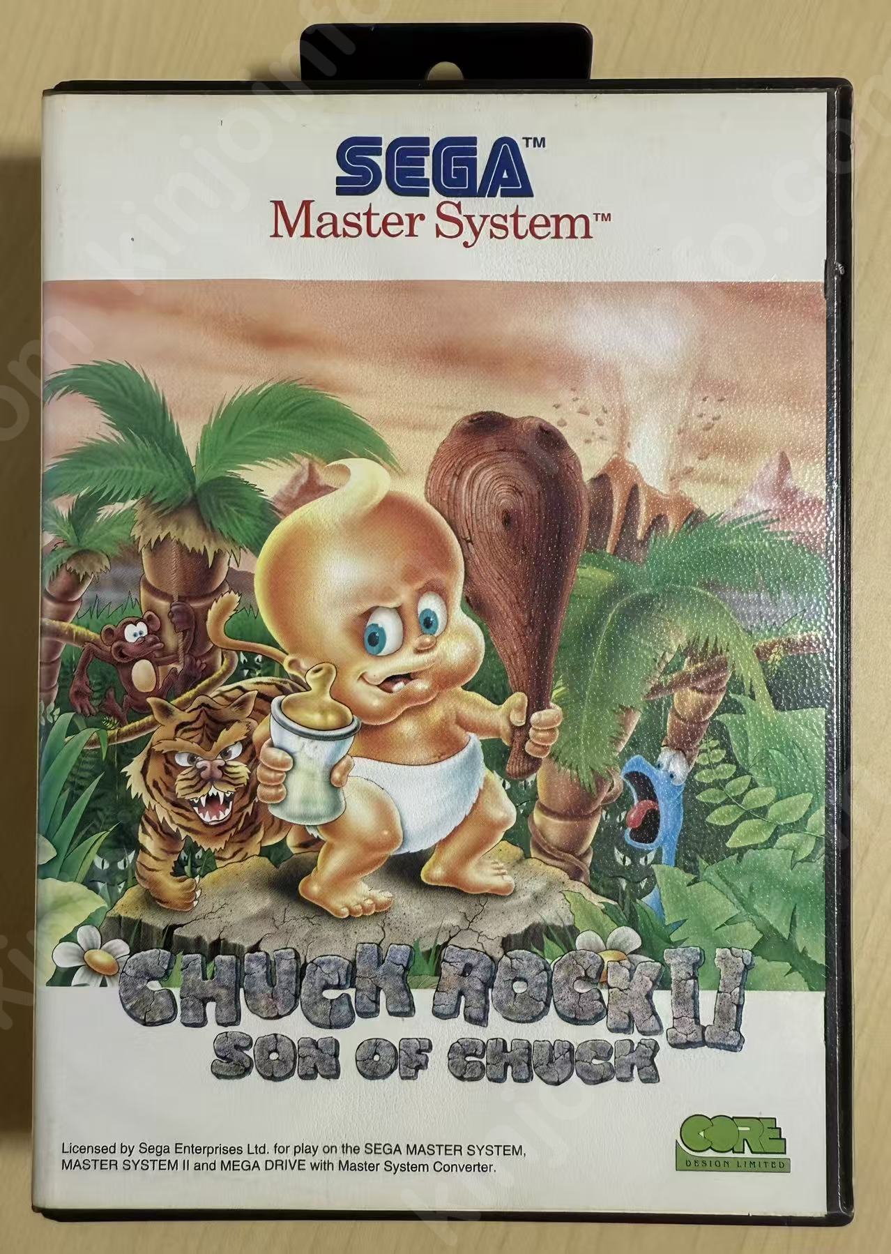Chuck Rock II: Son of Chuck（チャックロックII ソン・オブ・チャック）【中古美品・SMS欧州版】