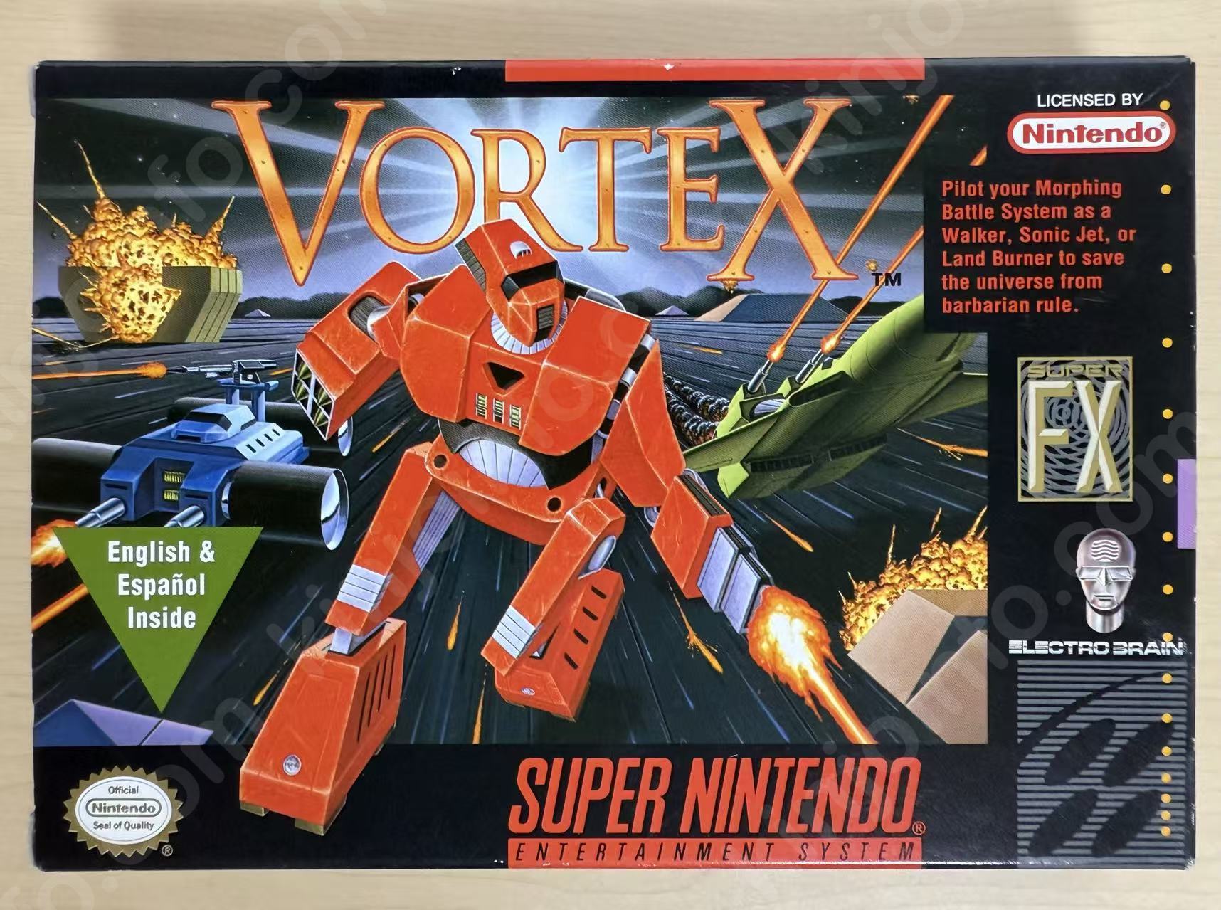 Vortex（ヴォルテックス）【新品未開封・完品・SNES北米版】