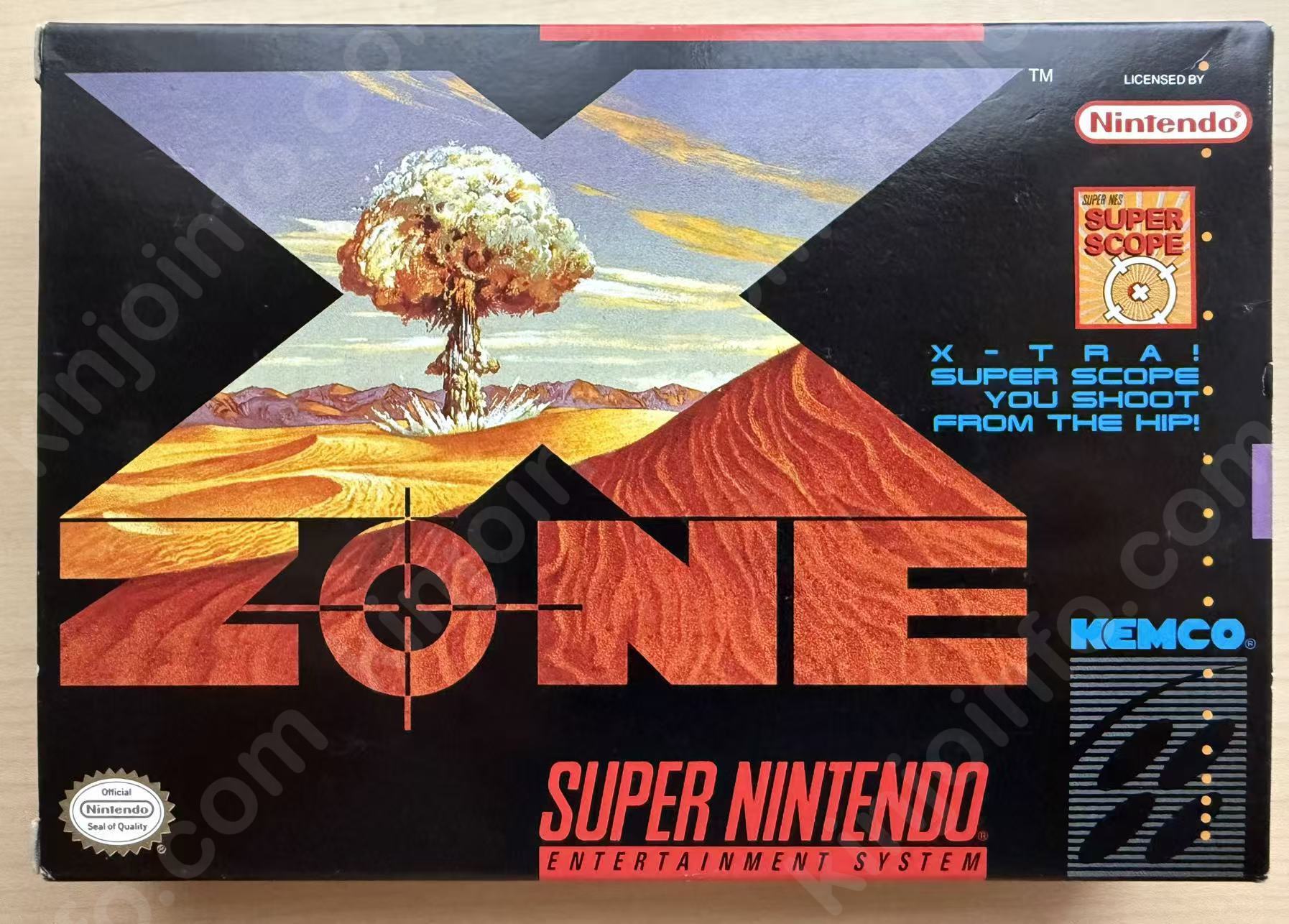 X-Zone（エックス・ゾーン）【新品未開封・完品・SNES北米版】