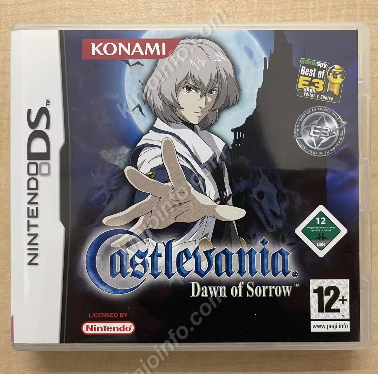 Castlevania: Dawn of Sorrow（悪魔城ドラキュラ 蒼月の十字架）【中古美品・DS欧州版】