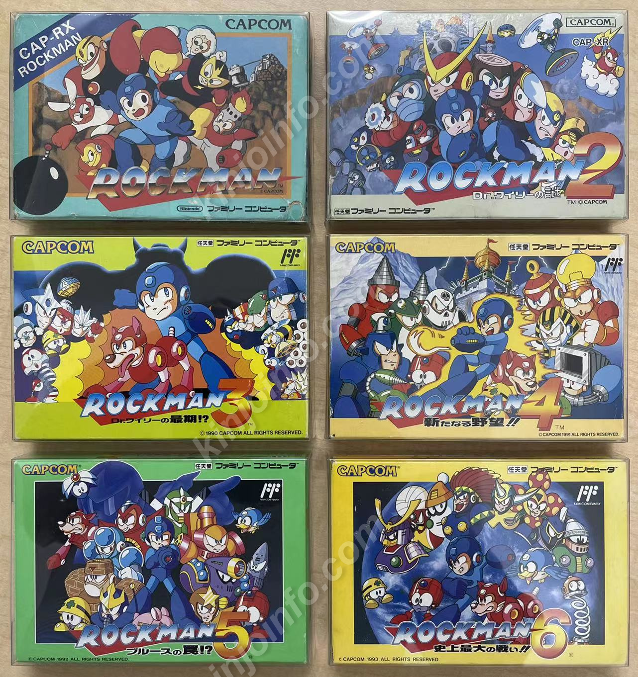 美品　ファミコン　FC　ロックマン　ロックマン2　ロックマン3　ロックマン4