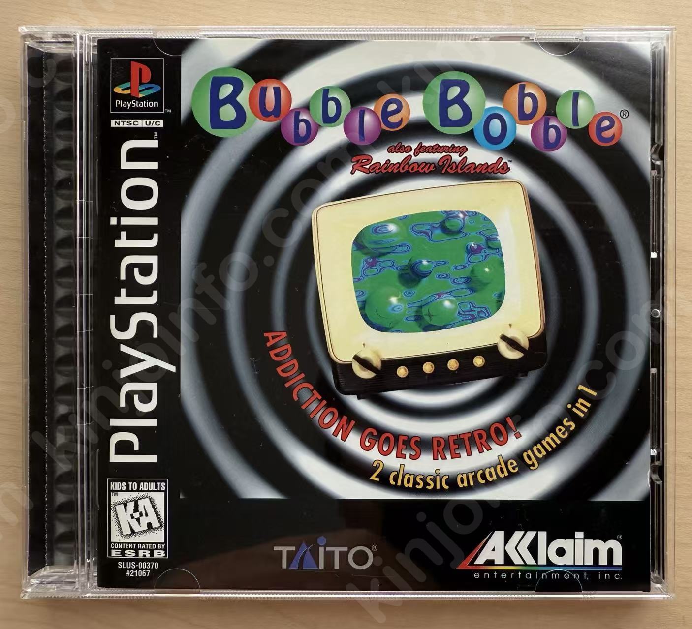 Bubble Bobble featuring Rainbow Islands（バブルボブル フィーチャリング レインボーアイランド）【中古美品・PS北米版】