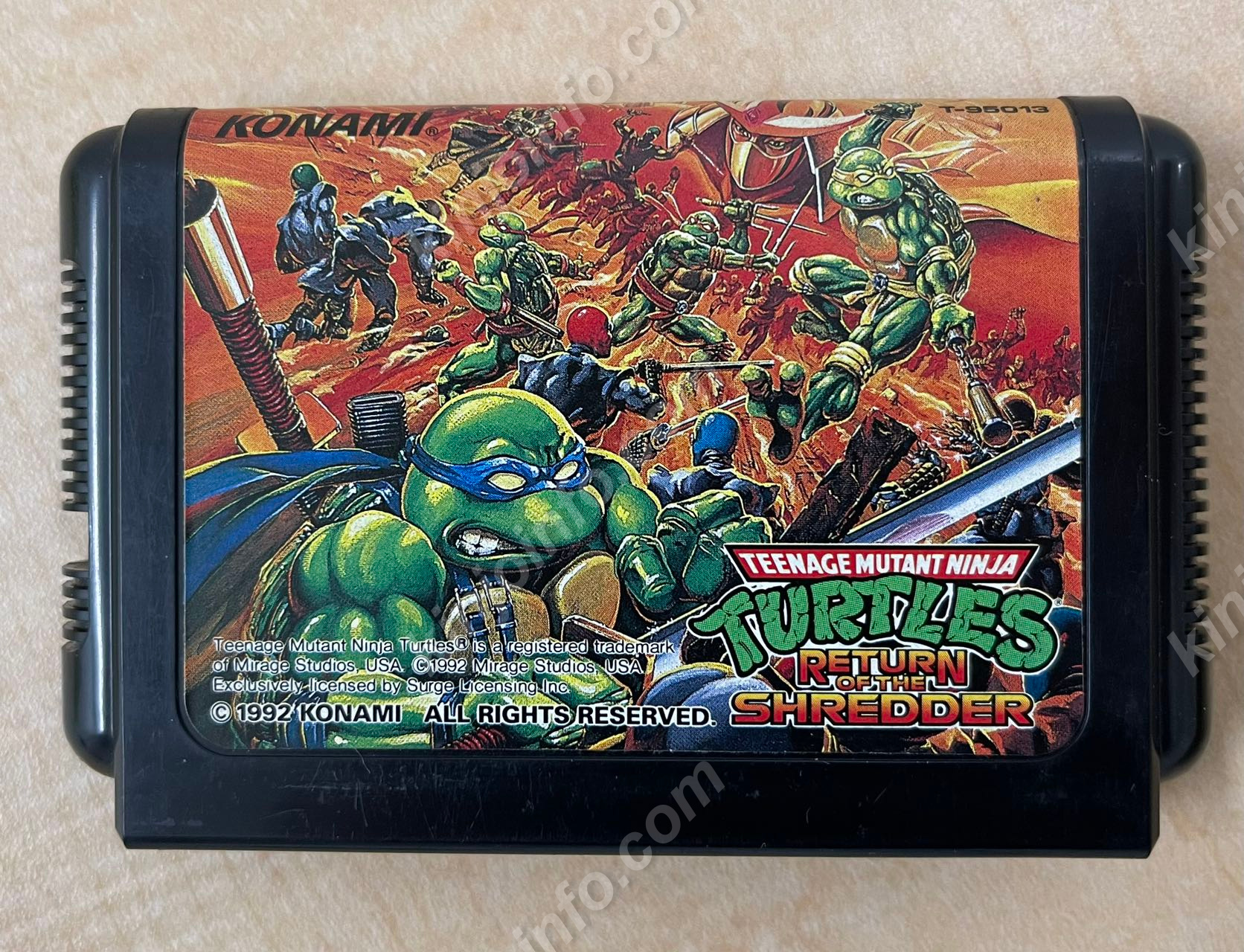 TMNT: Return of the Shredder【中古・MD日本版】