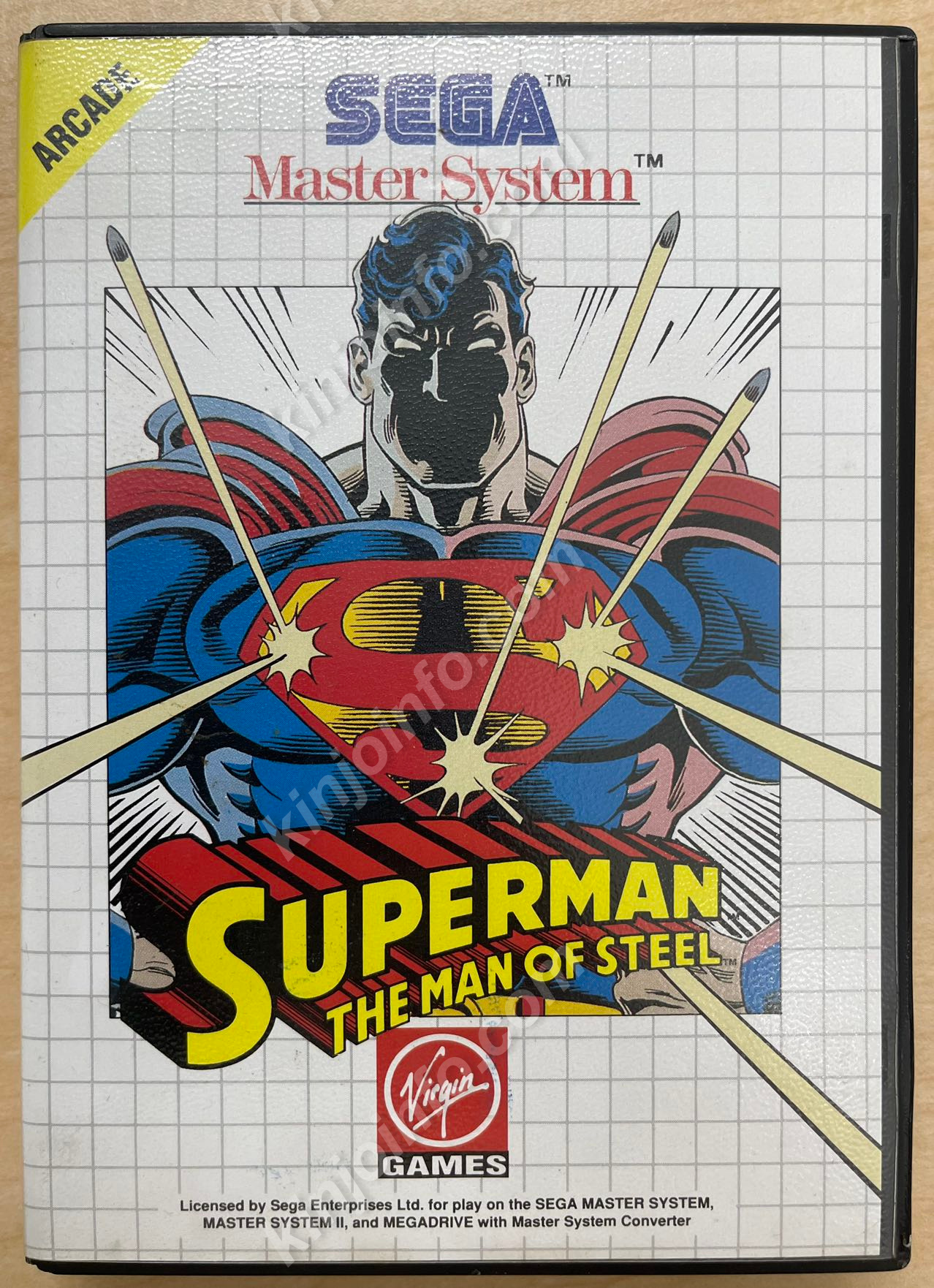 Superman: The Man of Steel【未使用に近い・SMS欧州版 - 家庭用ゲーム