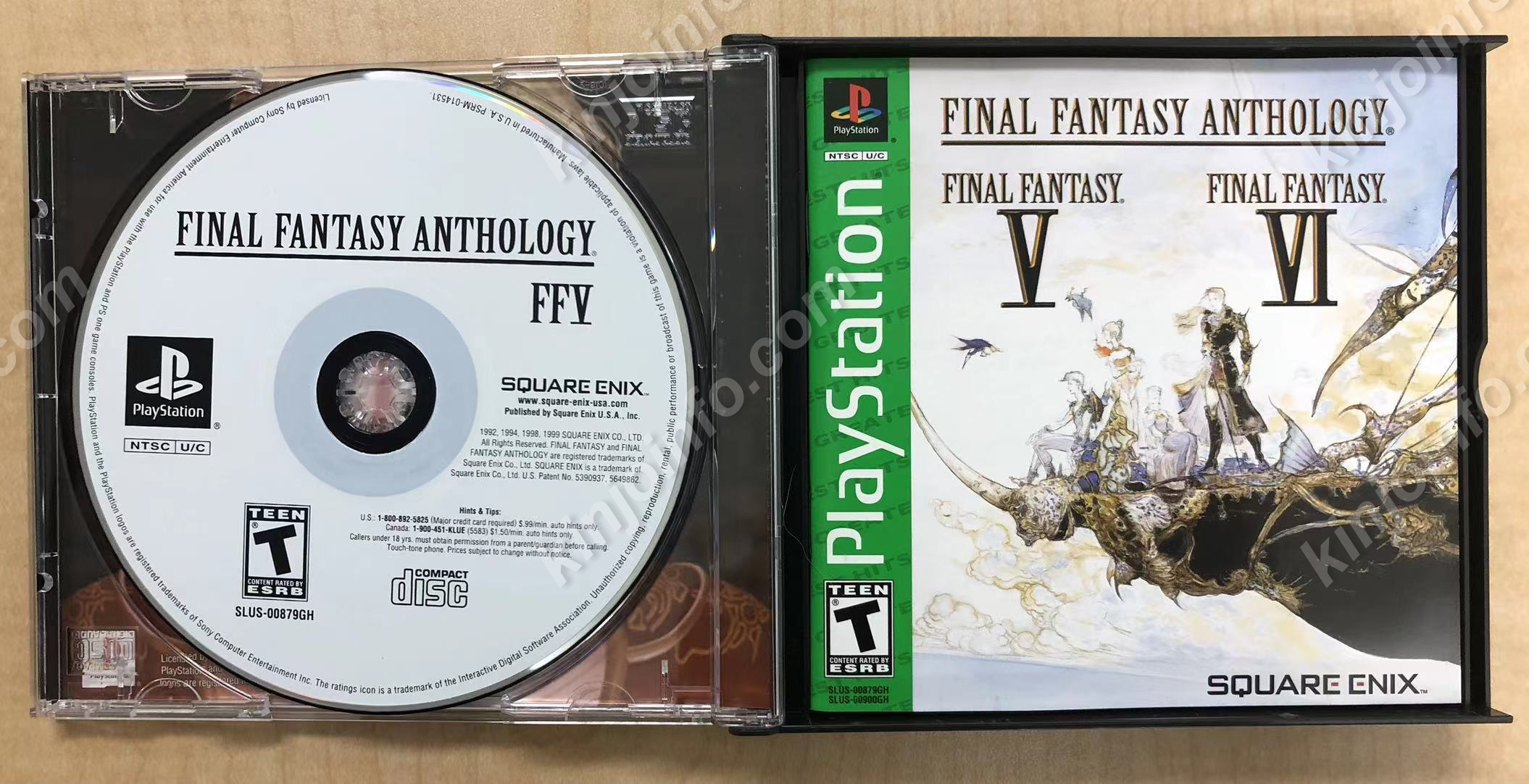 FINAL FANTASY ANTHOLOGY【中古美品・PS通常版・北米版