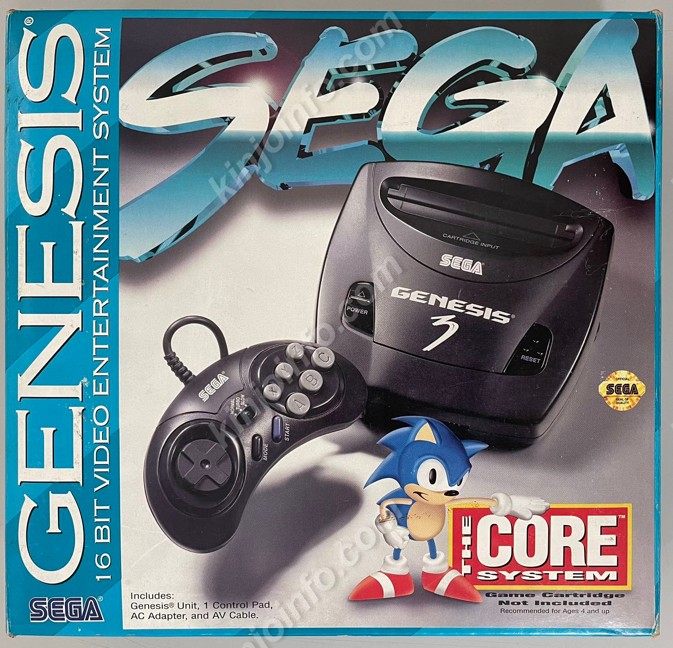 Sega Genesis 3 Core System本体【新品未使用・genesis北米版 