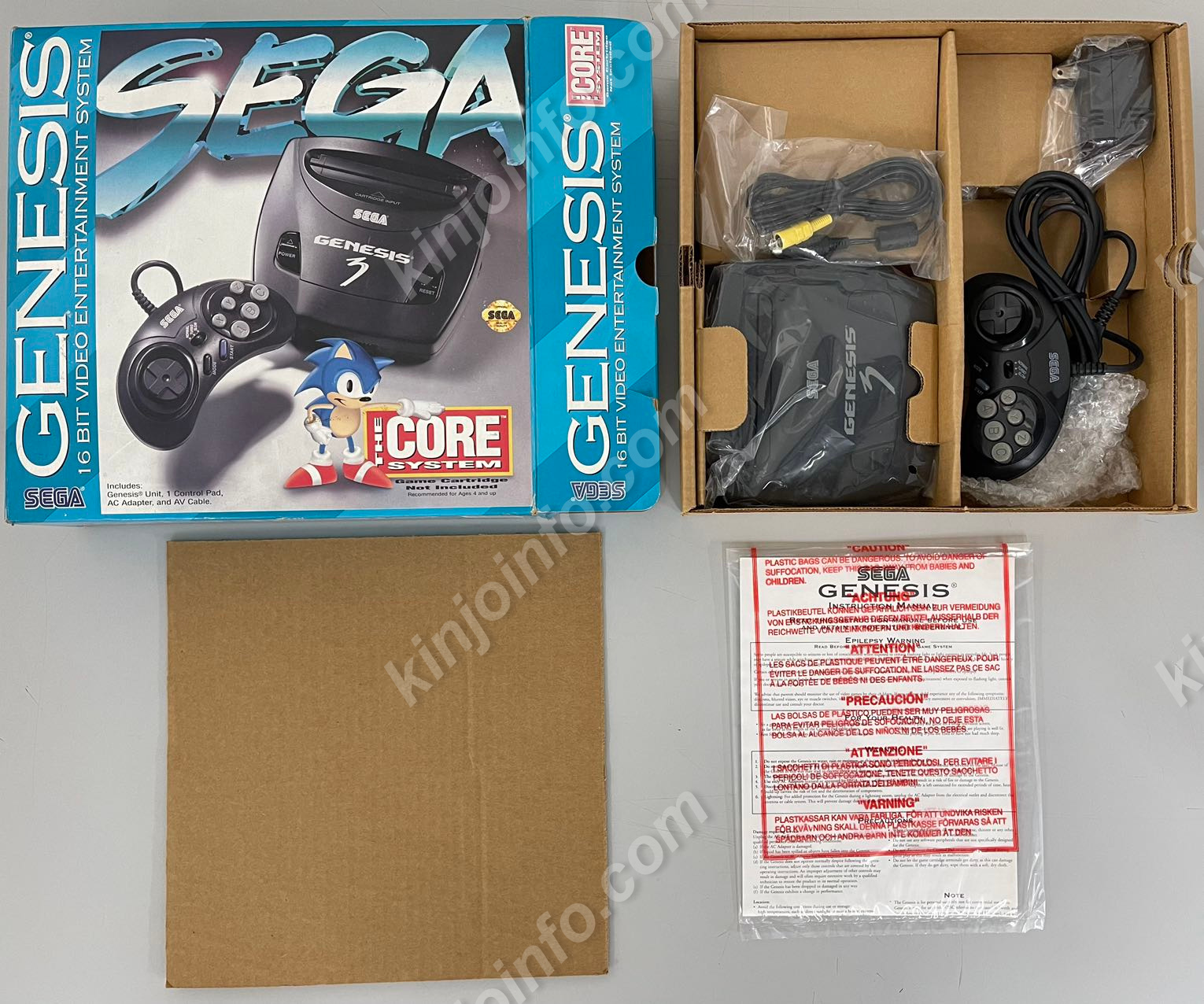 Sega Genesis 3 Core System本体【新品未使用・genesis北米版 