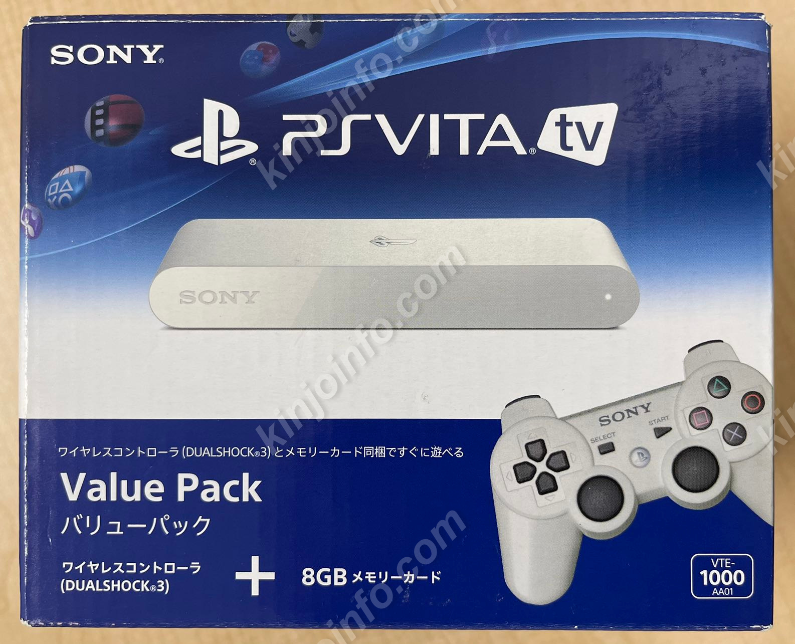 PlayStation Vita TV Value Pack 本体 + 16GBメモリカード【未使用に近い・完品・psvita日本版】