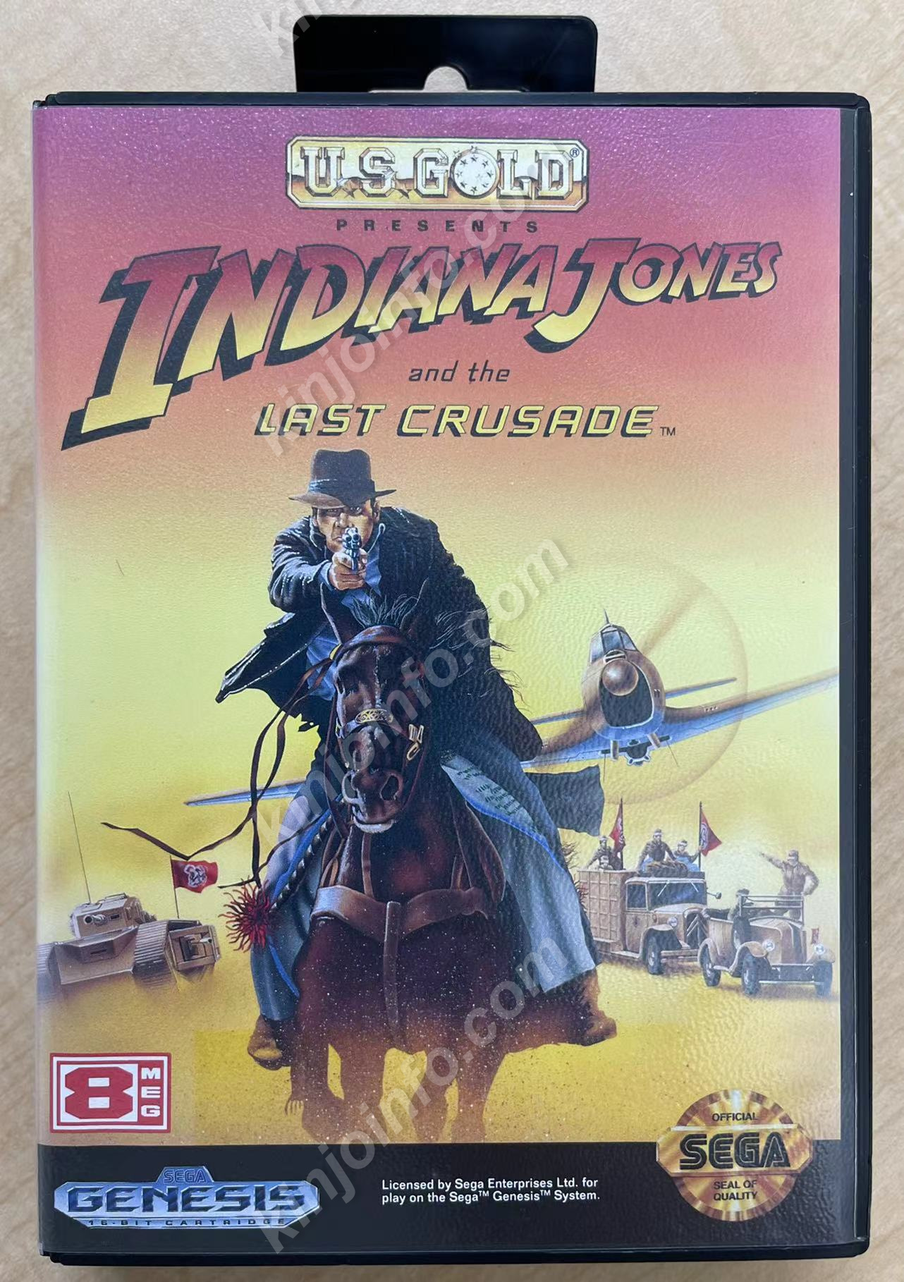 Indiana Jones and the Last Crusade（インディアナジョーンズと最後の十字軍）【中古美品・Genesis北米版】
