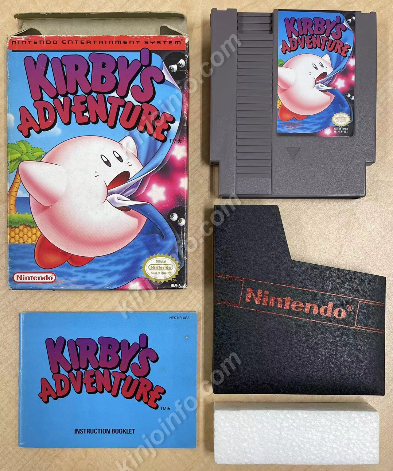 海外限定版 海外版 ファミコン カービィ Kirby´s Adventure NES-