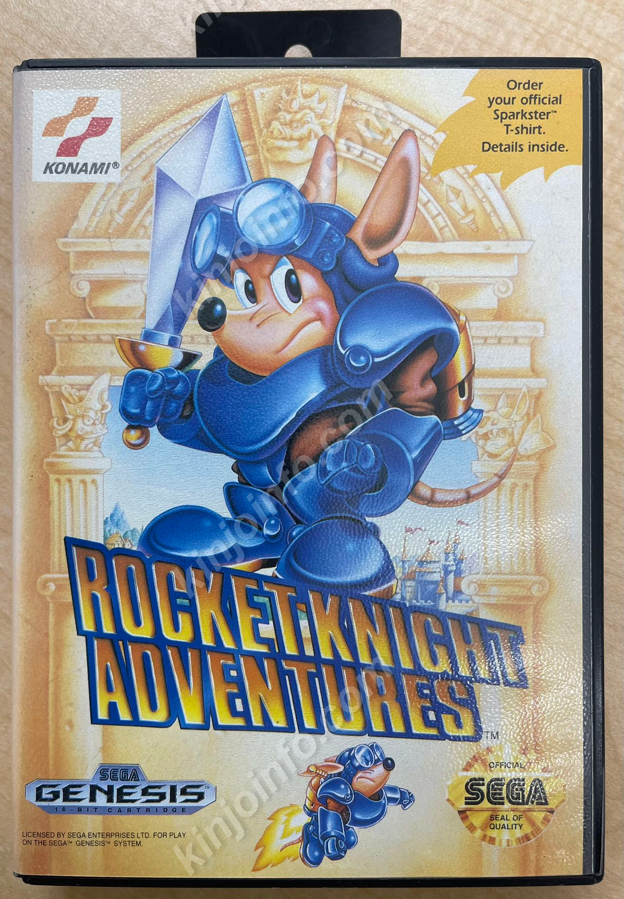 Rocket Knight Adventures（ロケットナイトアドベンチャーズ）【中古・Genesis北米版】
