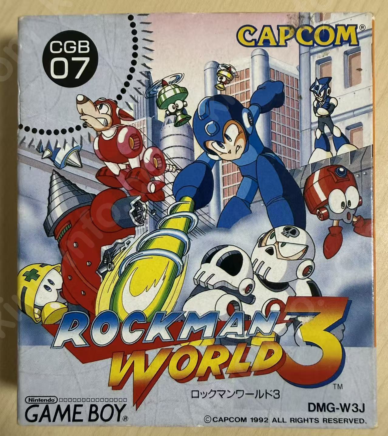 ロックマンワールド3（Mega Man III）【中古美品・完品・GB日本版】