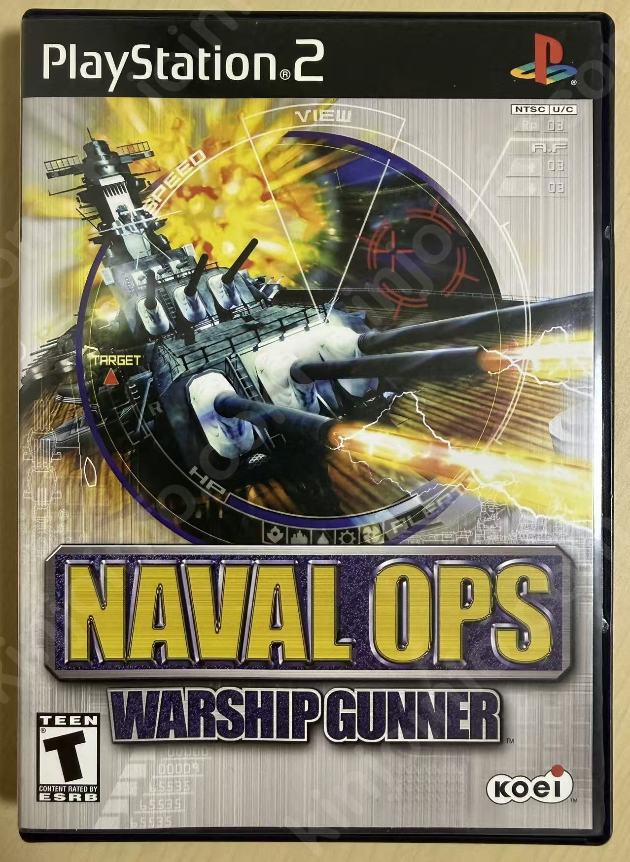 Naval Ops: Warship Gunner（鋼鉄の咆哮2 ウォーシップガンナー）【中古美品・PS2北米版】