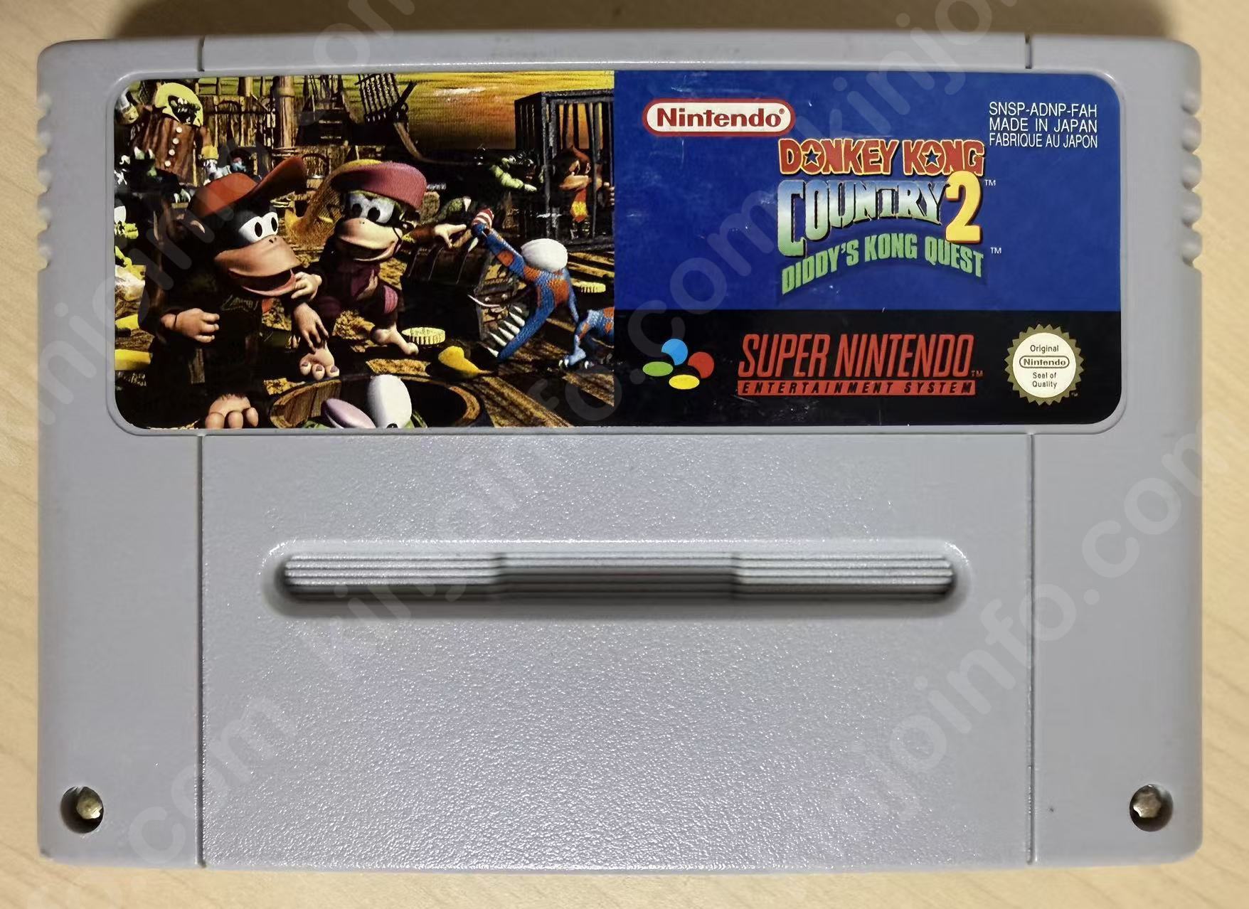 Donkey Kong Country 2: Diddy's Kong Quest（スーパードンキーコング2 ディクシー＆ディディー）【中古・SNES欧州版】
