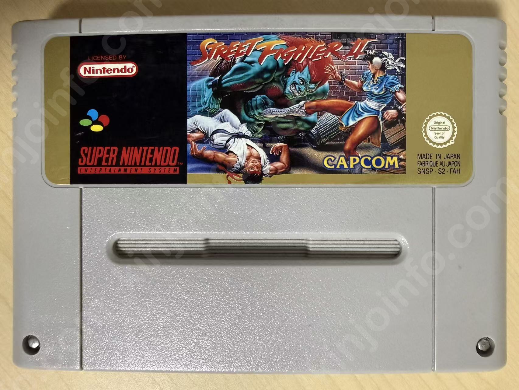 Street Fighter II（ストリートファイターII）【中古・SNES欧州版】