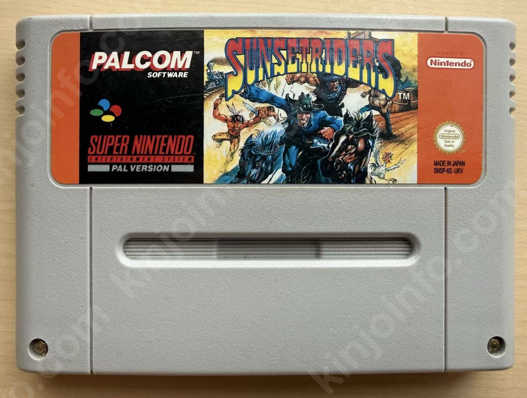 Sunset Riders（サンセットライダーズ）【中古・SNES欧州版】